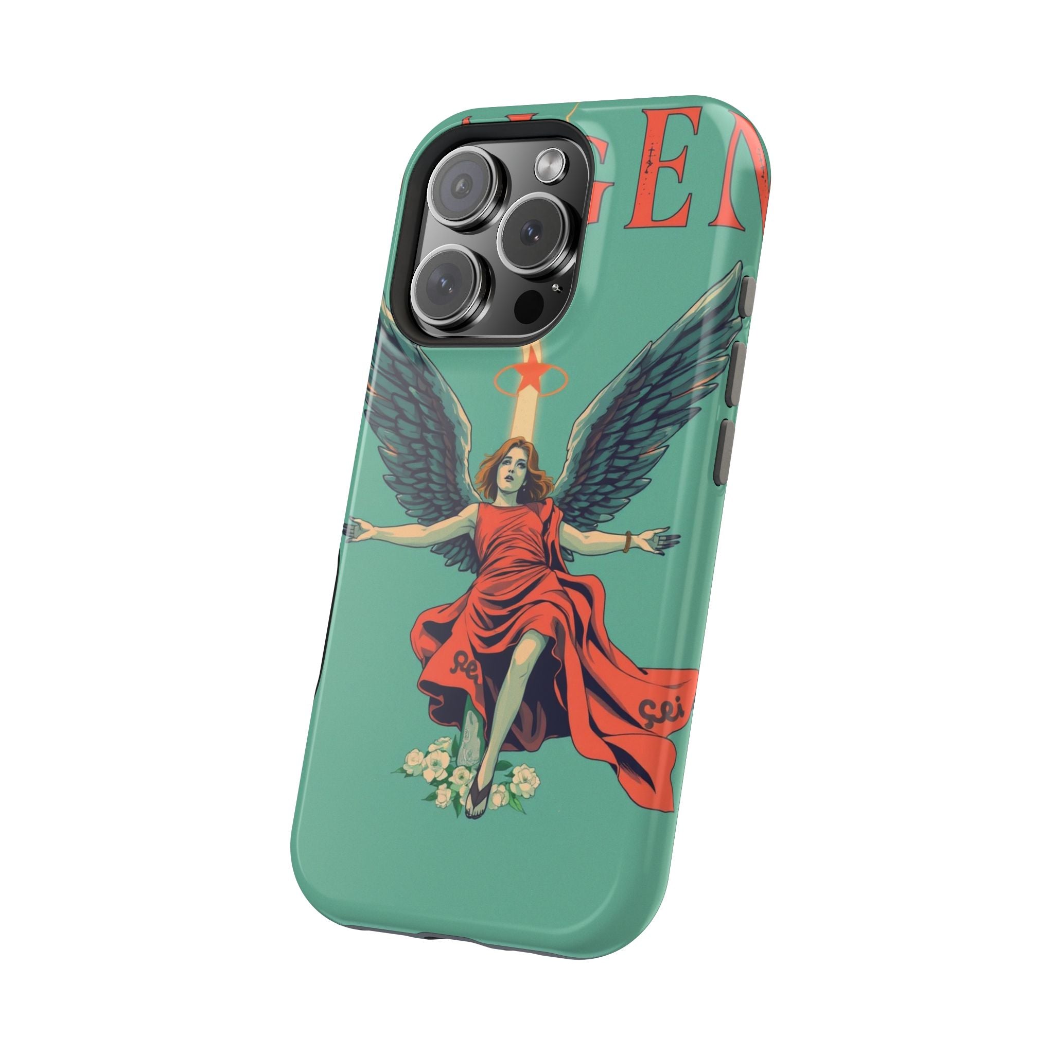 iPhone Radiant Fallen Angel Design Bold Modern Everyday Snap Case · iPhone Case