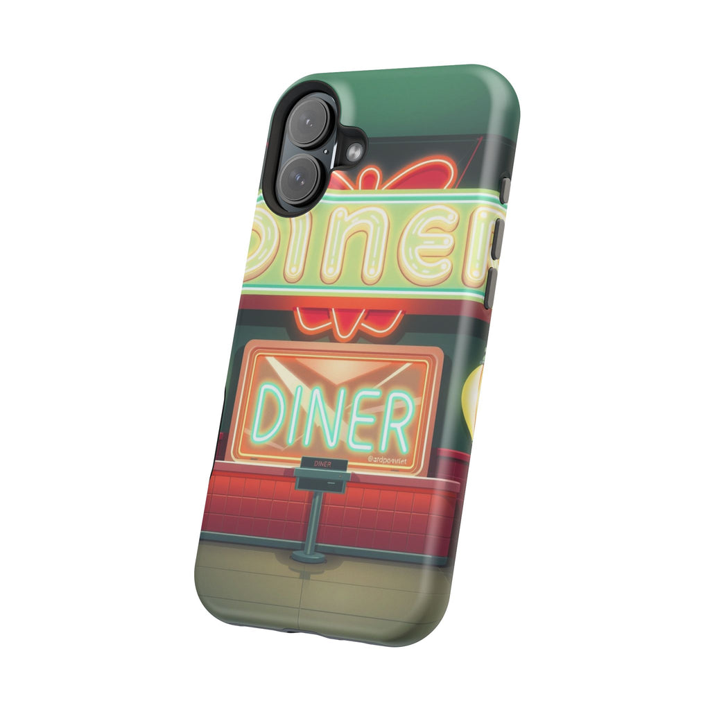 iPhone Neon Diner Sign Mystic Art Bold Modern Everyday Snap Case · iPhone Case