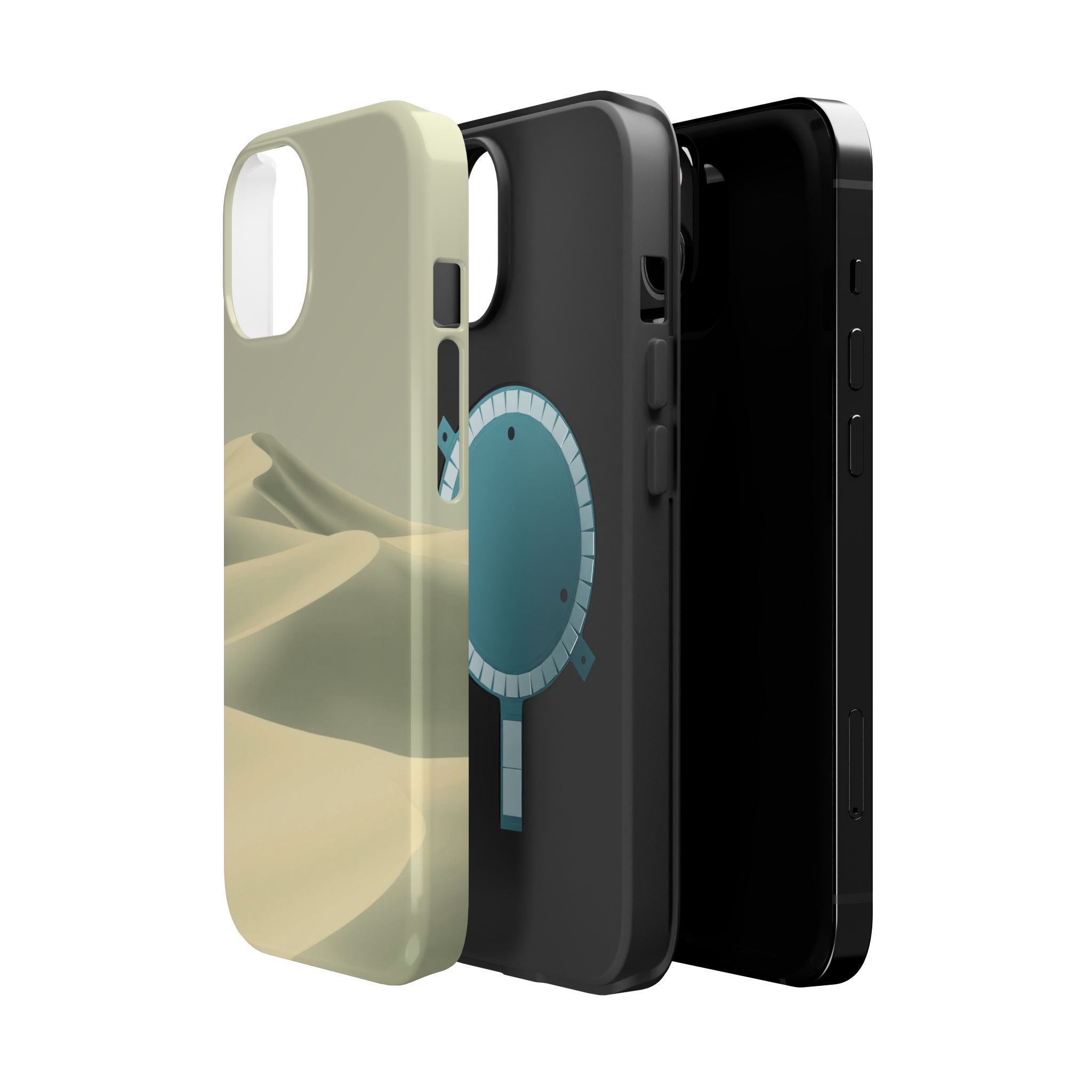 iPhone Sage And Ivory Desert Dunes Bold Modern Everyday Snap Case · iPhone Case