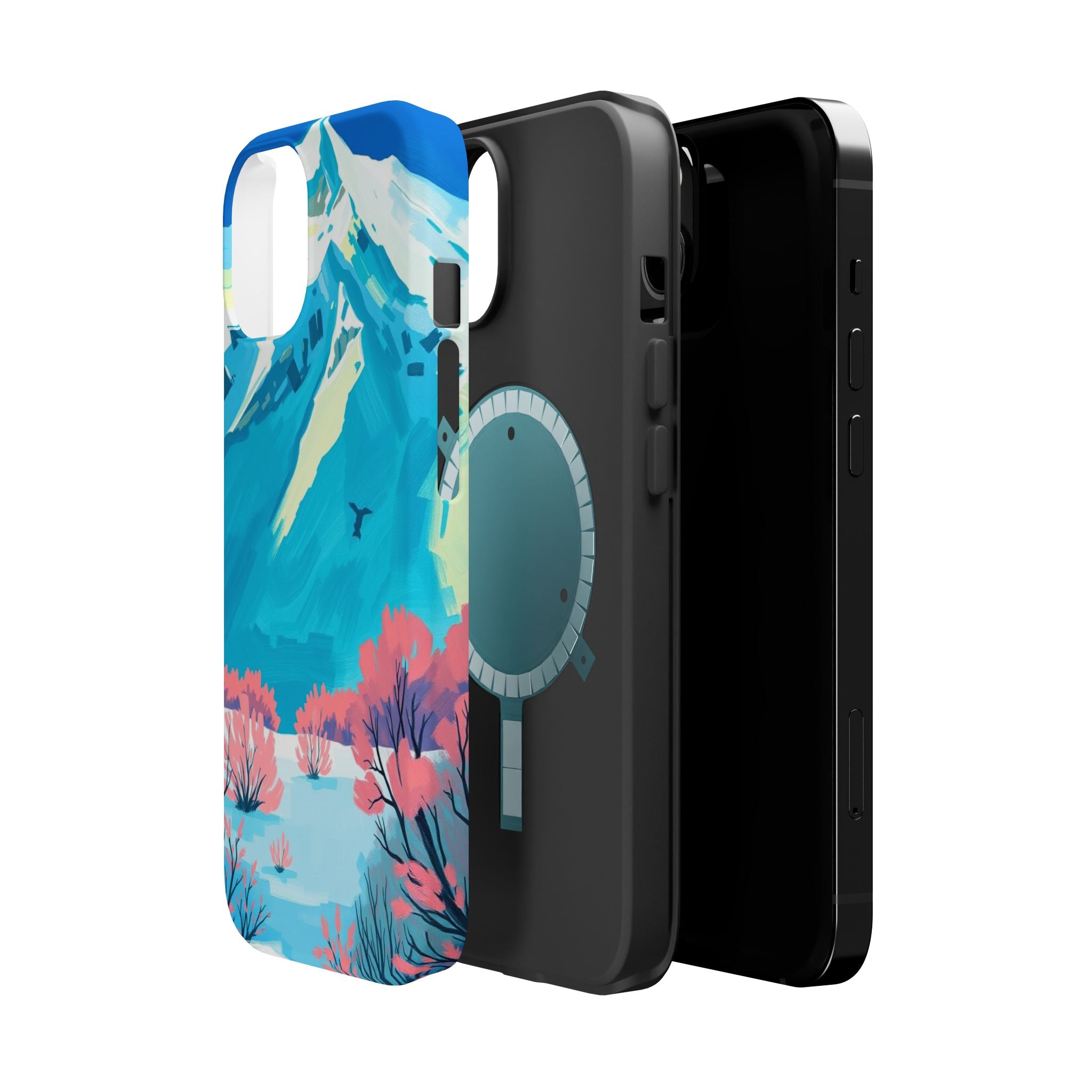 iPhone Snow Field Electric Art Slim Everyday Designer Case · iPhone Case