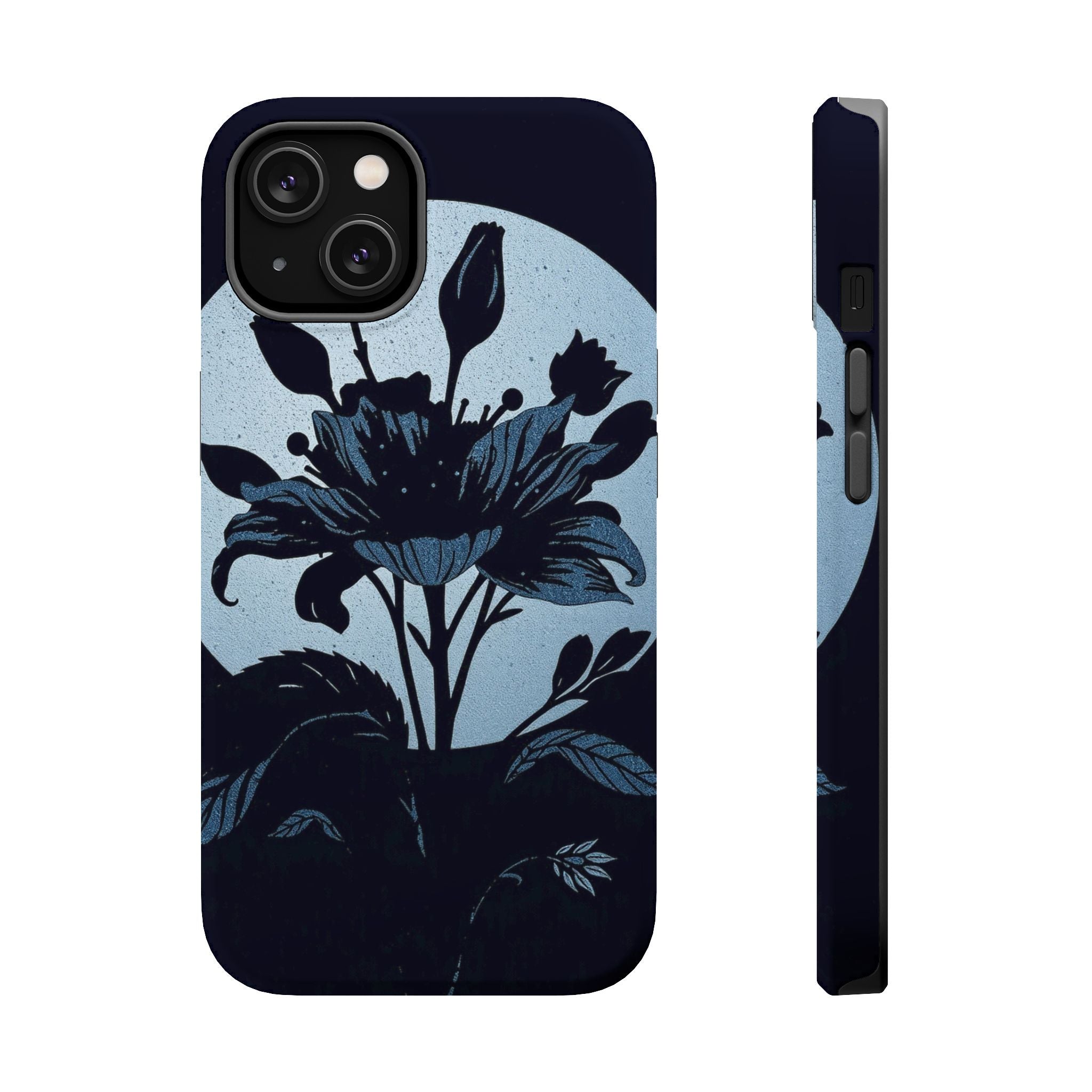 iPhone Radiant Floral Silhouette Design Slim Everyday Designer Case · iPhone Cas