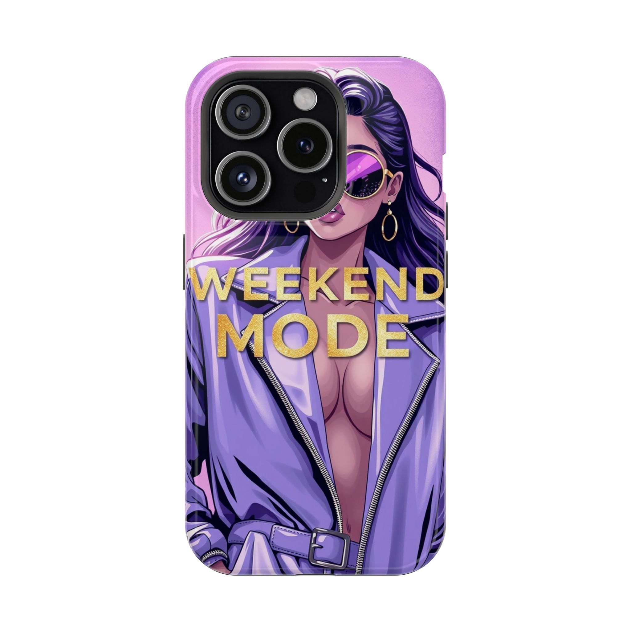 iPhone Lavender And Pearl Weekend Mode On Slim Everyday Designer Case · iPhone C