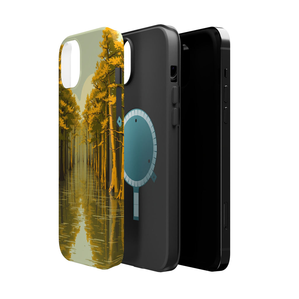 iPhone Cypress Swamp Enchanted Art Bold Modern Everyday Snap Case · iPhone Case