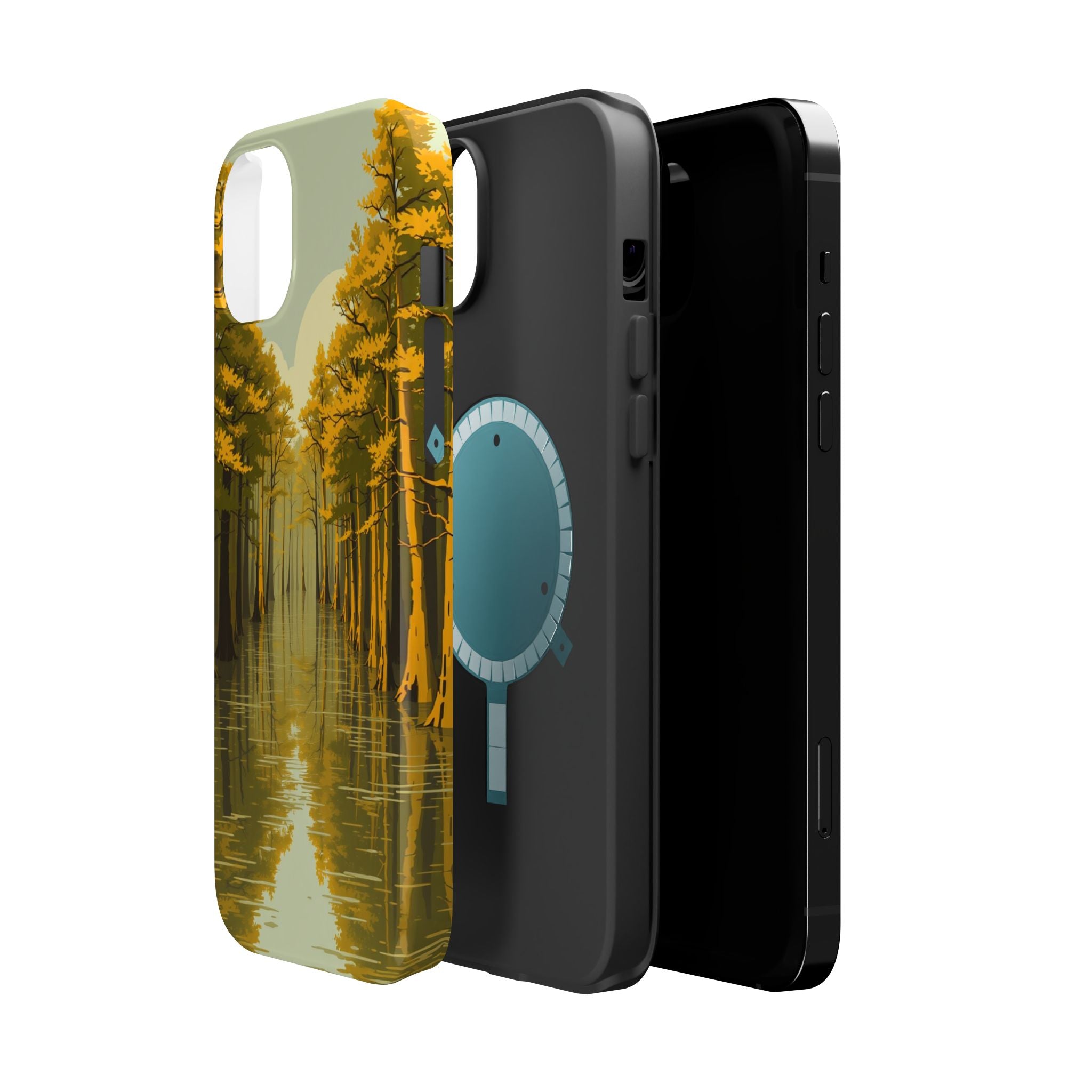 iPhone Cypress Swamp Enchanted Art Bold Modern Everyday Snap Case · iPhone Case