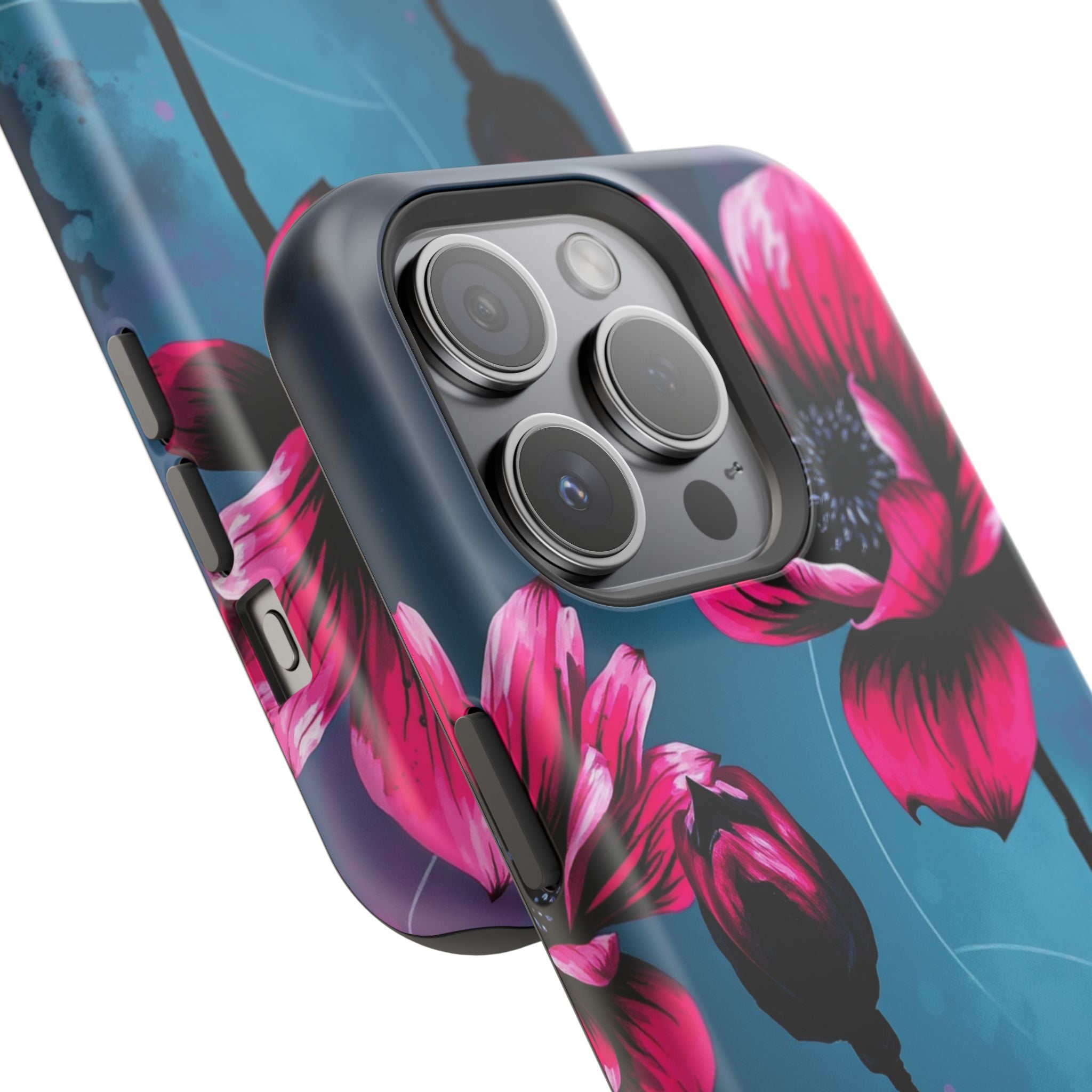 iPhone Floral Ink Wash Bold Art Slim Everyday Designer Case · iPhone Case