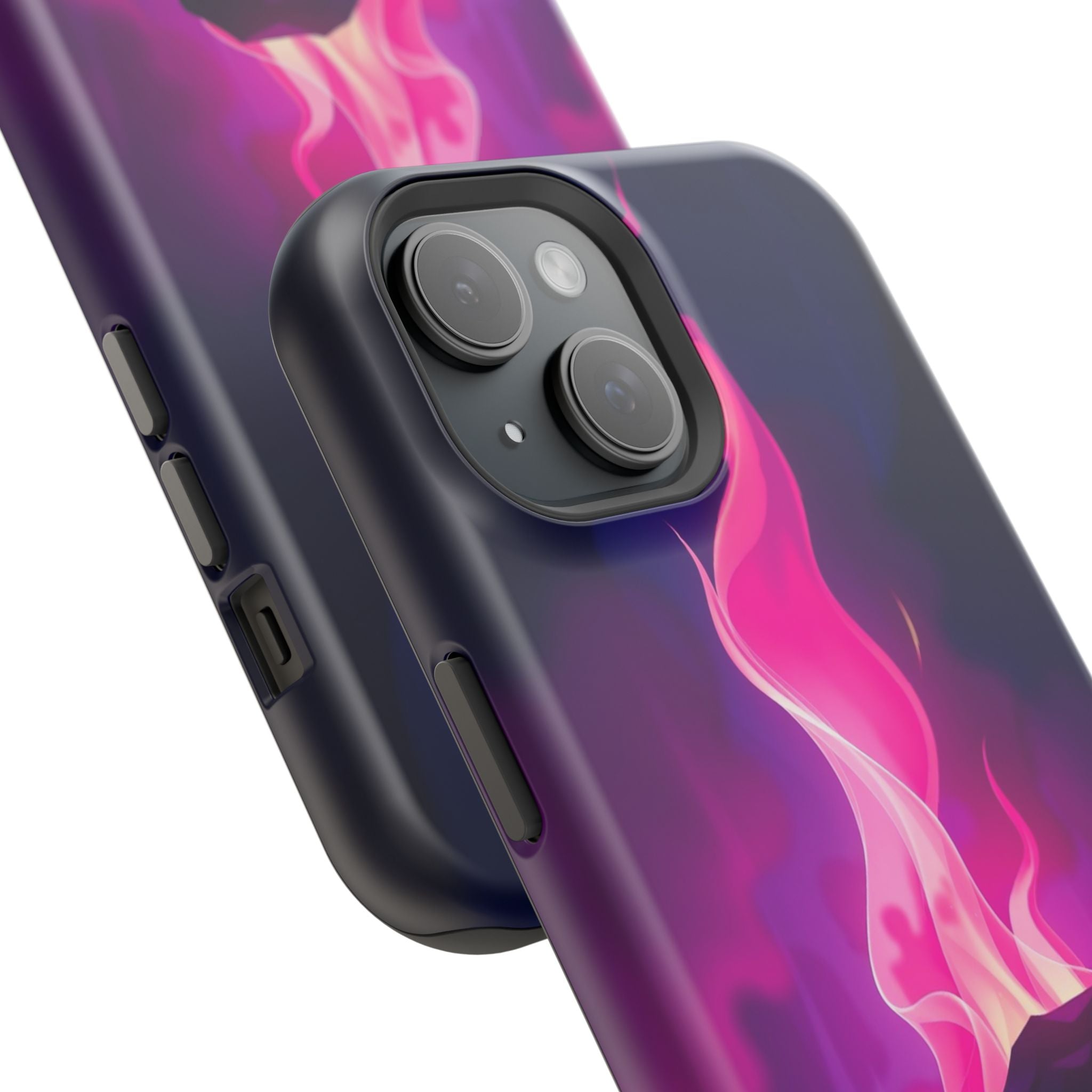 iPhone Cyan And Magenta Wildfire Glow Slim Everyday Designer Case · iPhone Case