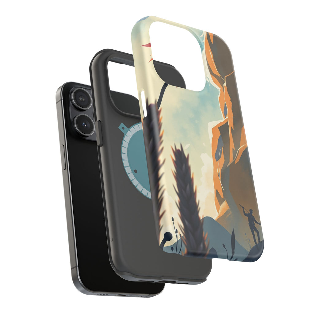 iPhone Bud Burst Vibrant Watercolor Artistic Everyday Cas Slim Snap Case · iPhon
