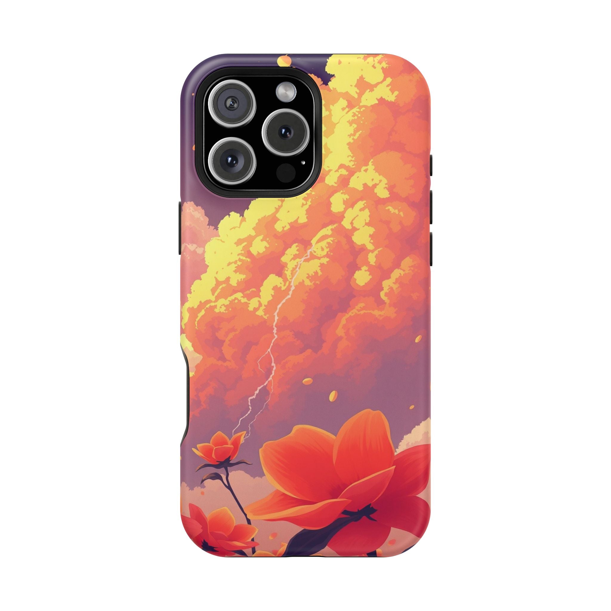 iPhone Sunset Amber And Peach Petal Storm Slim iPhone Everyday Designer · iPhone