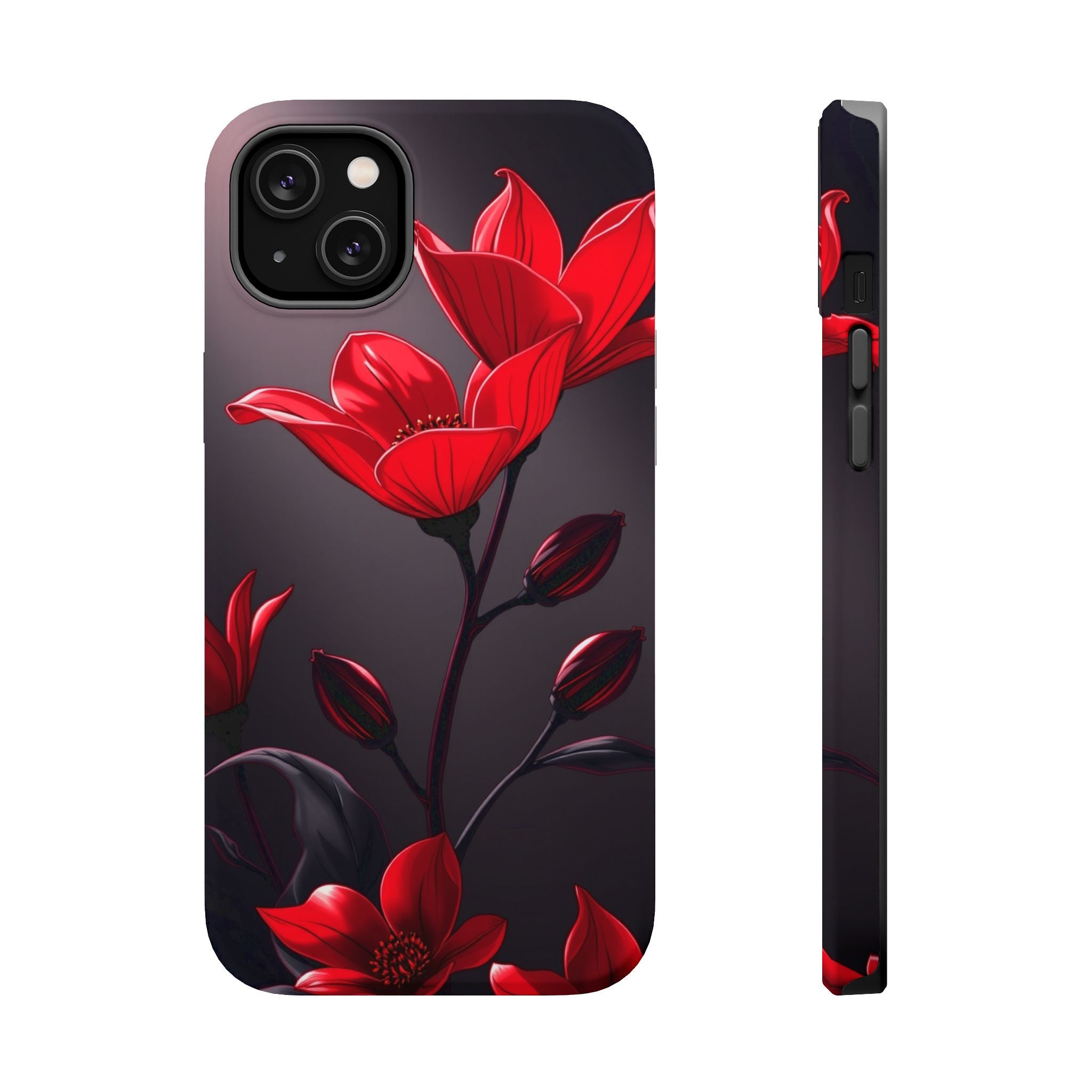 iPhone Dreamy Neon Floral Design Bold Modern Everyday Snap Case · iPhone Case