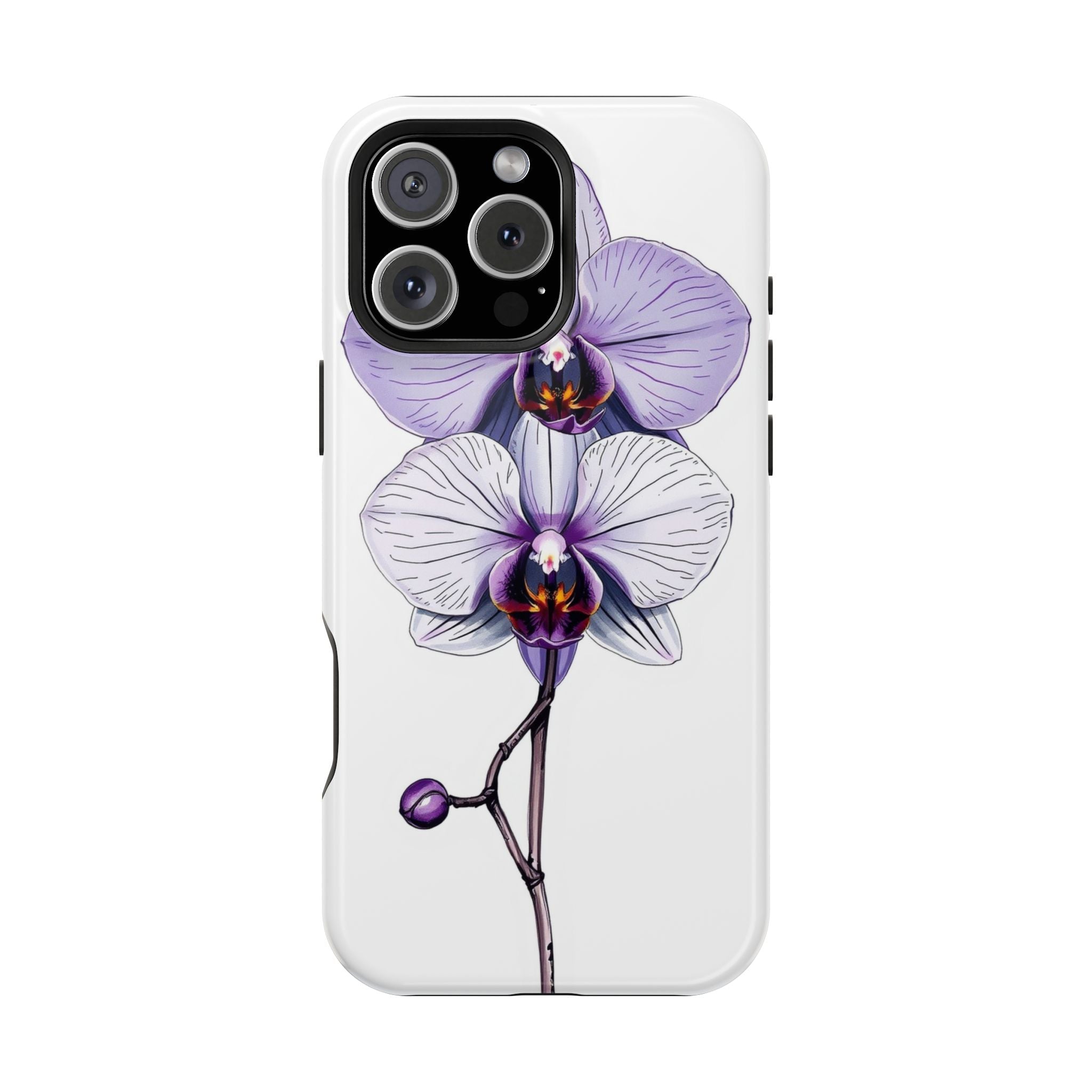 iPhone Orchid Study Hand-Drawn Sketch Slim Everyday Designer Case · iPhone Case