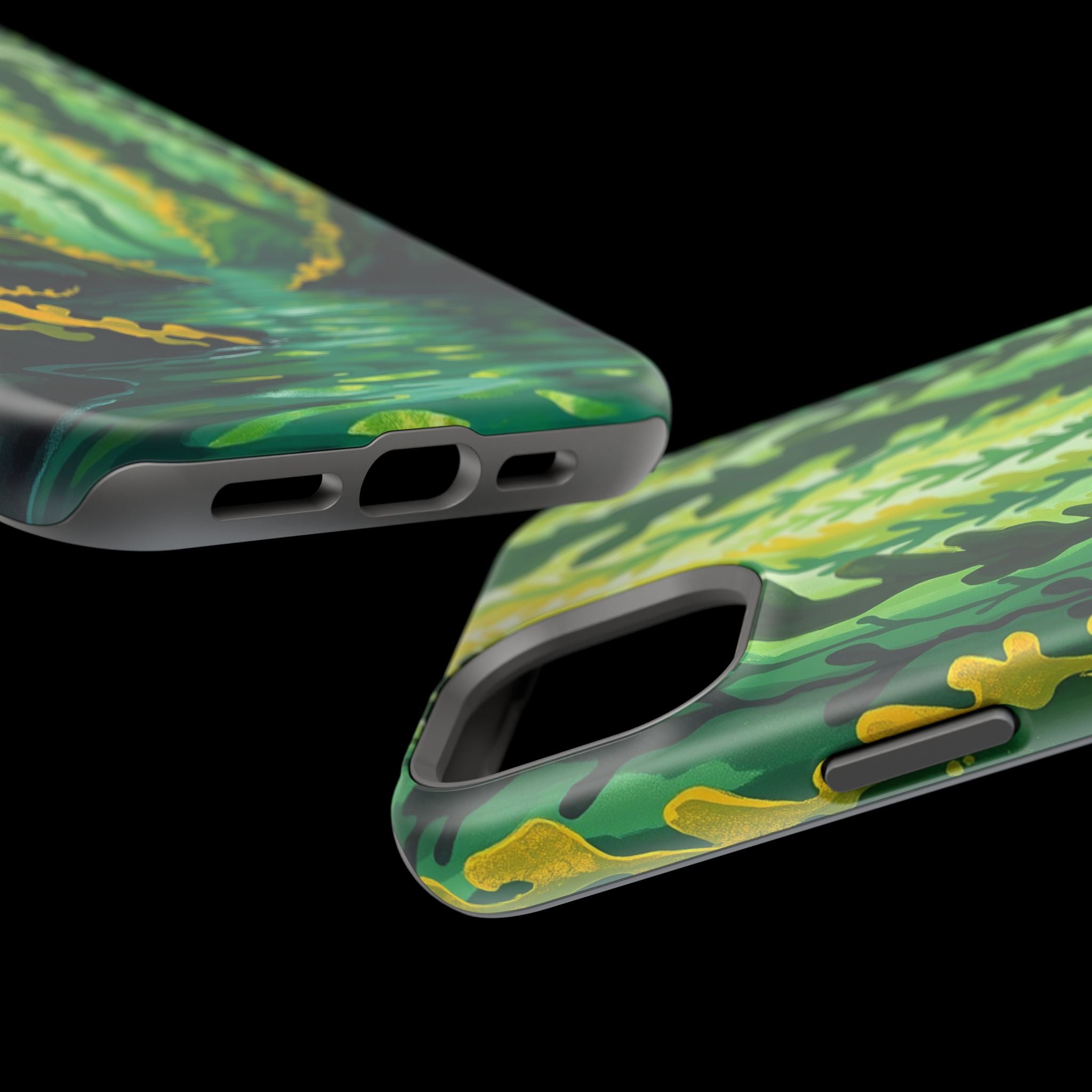 iPhone Kelp Forest Oil Painting Impressionist Slim iPhone Everyday · iPhone Case