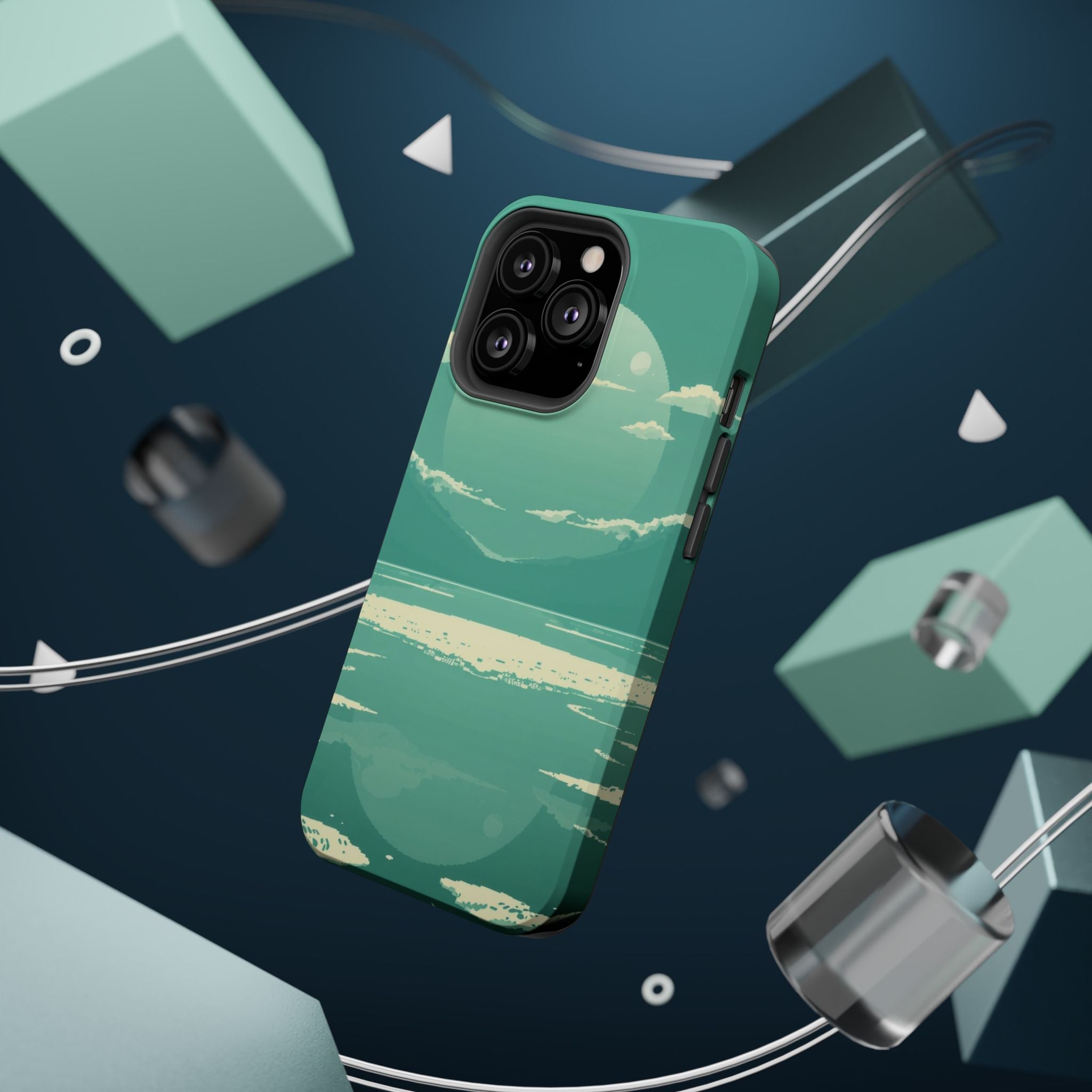 iPhone Earthy Salt Flat Mirror Design Slim Everyday iPhone 13 Designer · iPhone