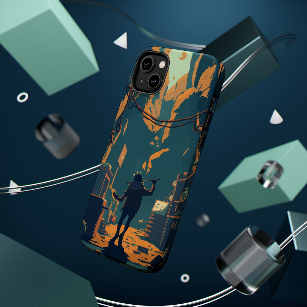 iPhone Mustard And Rust Unhinged in a Cute Way Soft Finish Everyday Case · iPhon