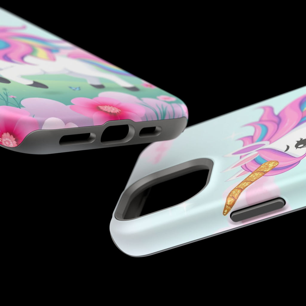 iPhone Rainbow Unicorn Kids Fun Soft iPhone Phone Case Gift Finish · iPhone Case