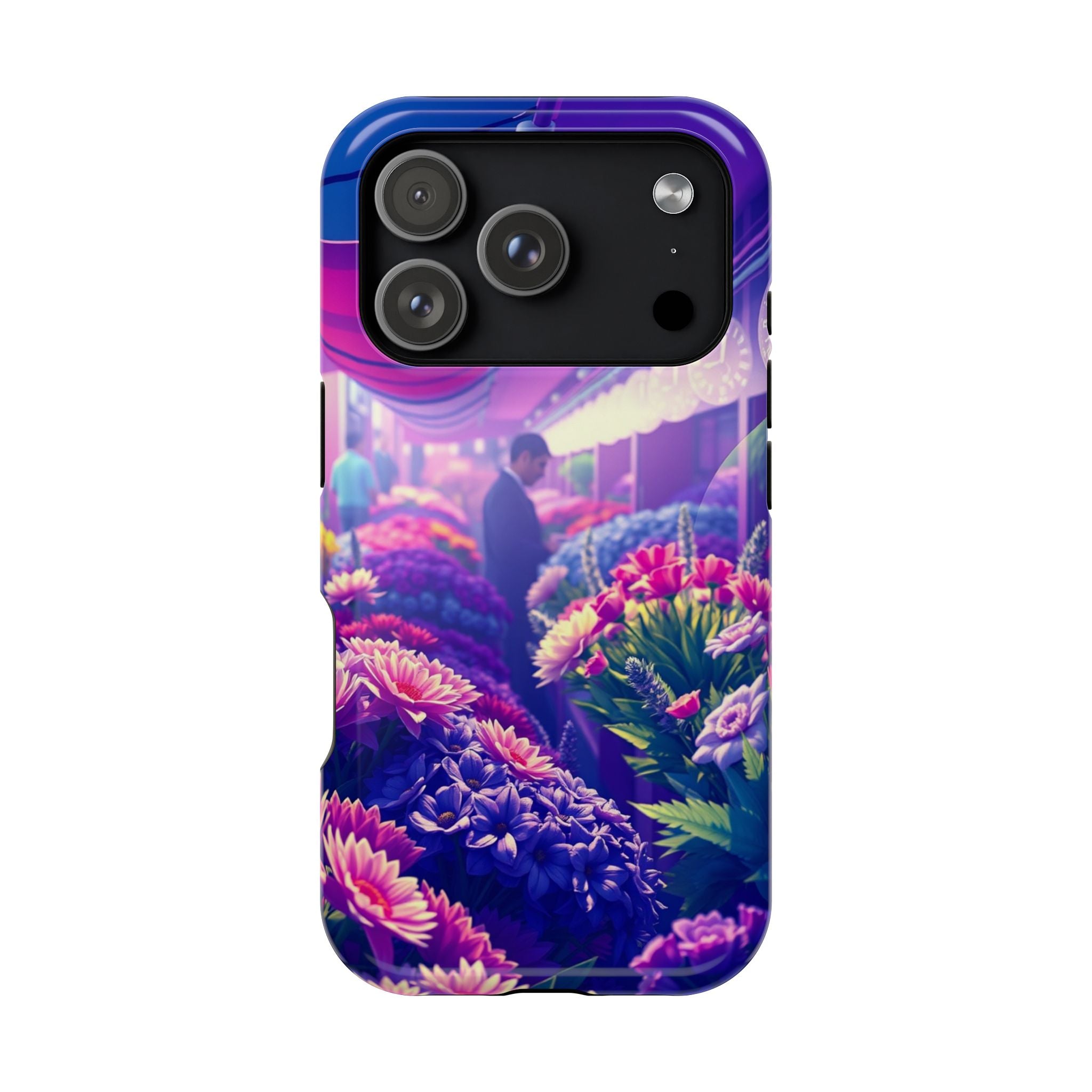 iPhone Flower Market Enchanted Art Bold Modern Everyday Snap Case · iPhone Case