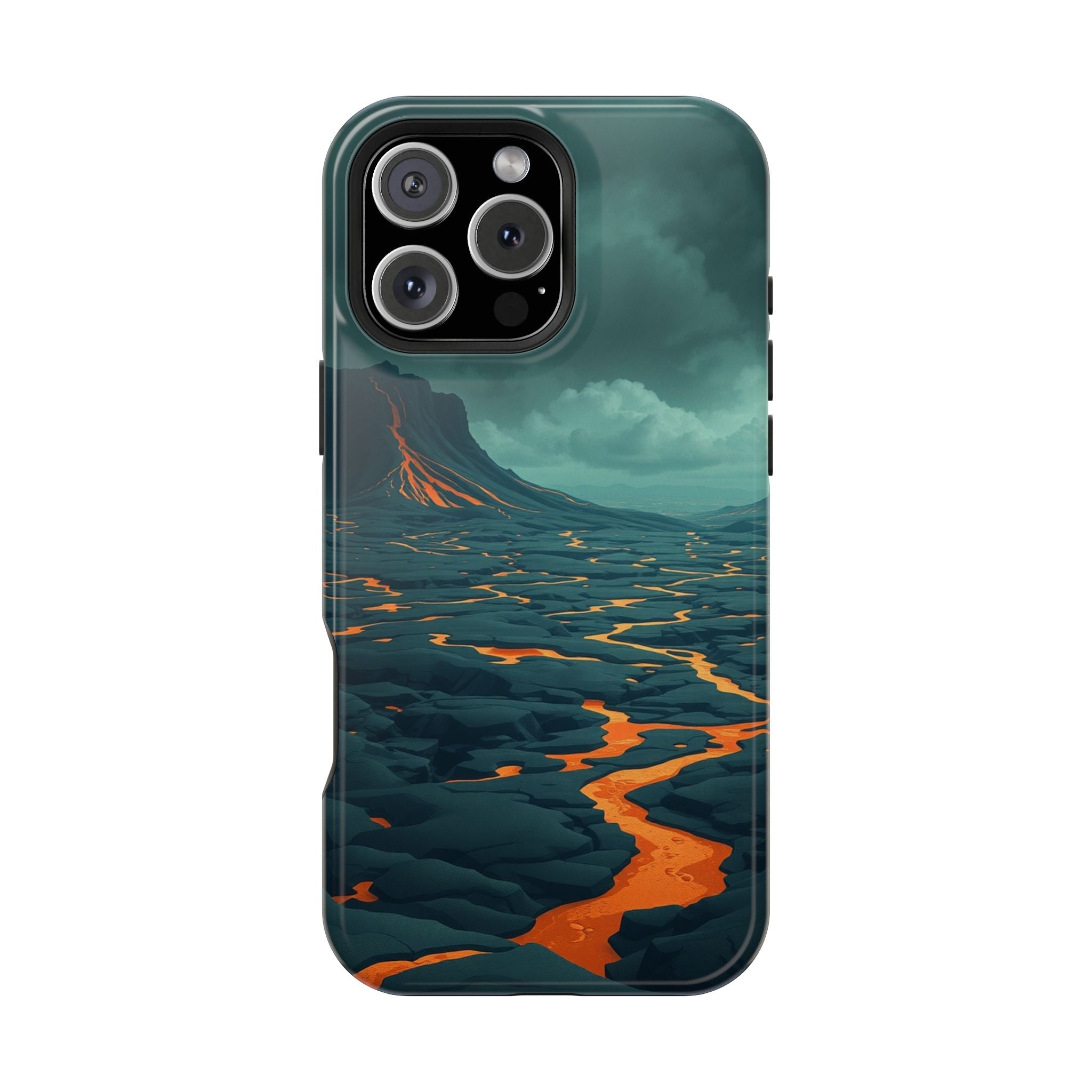 iPhone Radiant Lava Field Design 18 Slim Everyday Designer Case · iPhone Case