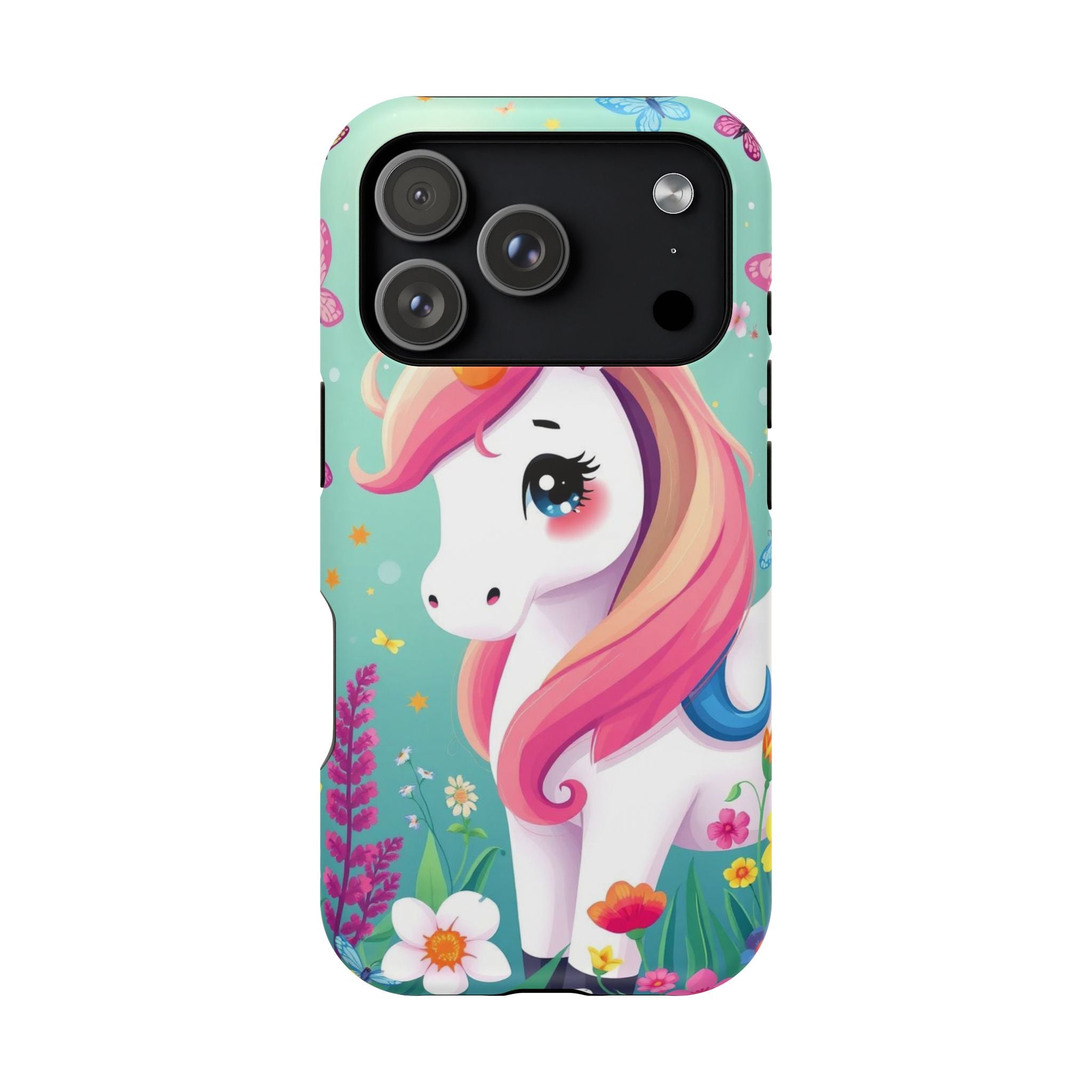 iPhone Dragonfly Unicorn Kids Fun iPhone Phone Case Gift Clean Minimal · iPhone