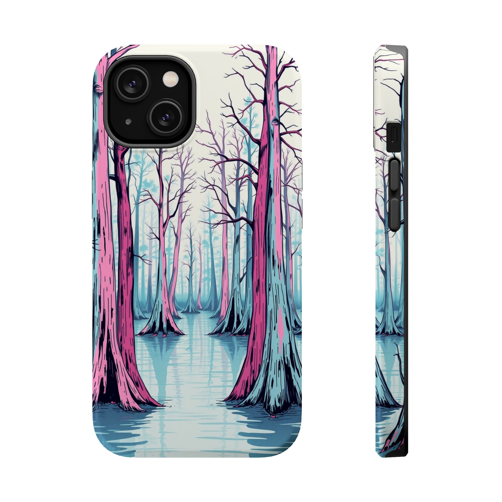 iPhone Cypress Swamp Hand-Drawn Sketch Slim Everyday Designer Case · iPhone Case