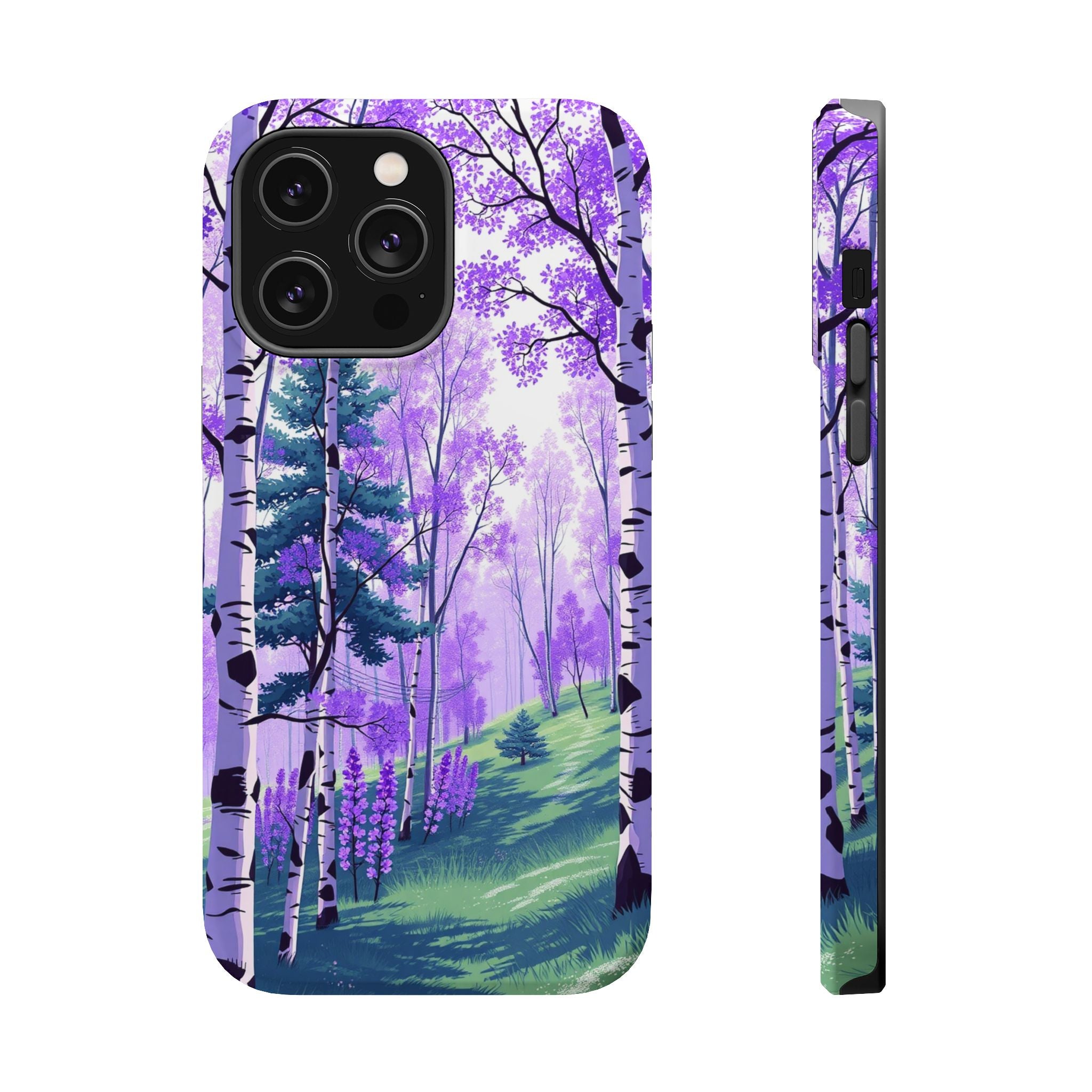 iPhone Birch Grove Electric Art Slim Everyday Designer Case · iPhone Case