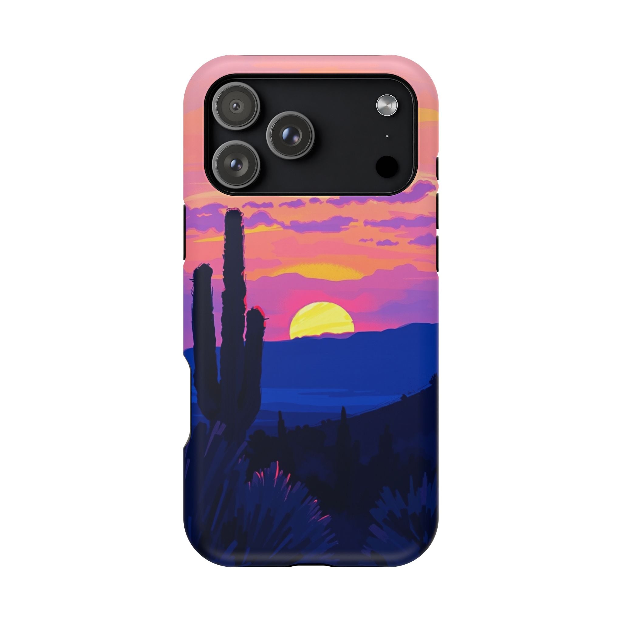 iPhone Mesa Sunset Oil Painting Impressionist Slim iPhone Everyday · iPhone Case