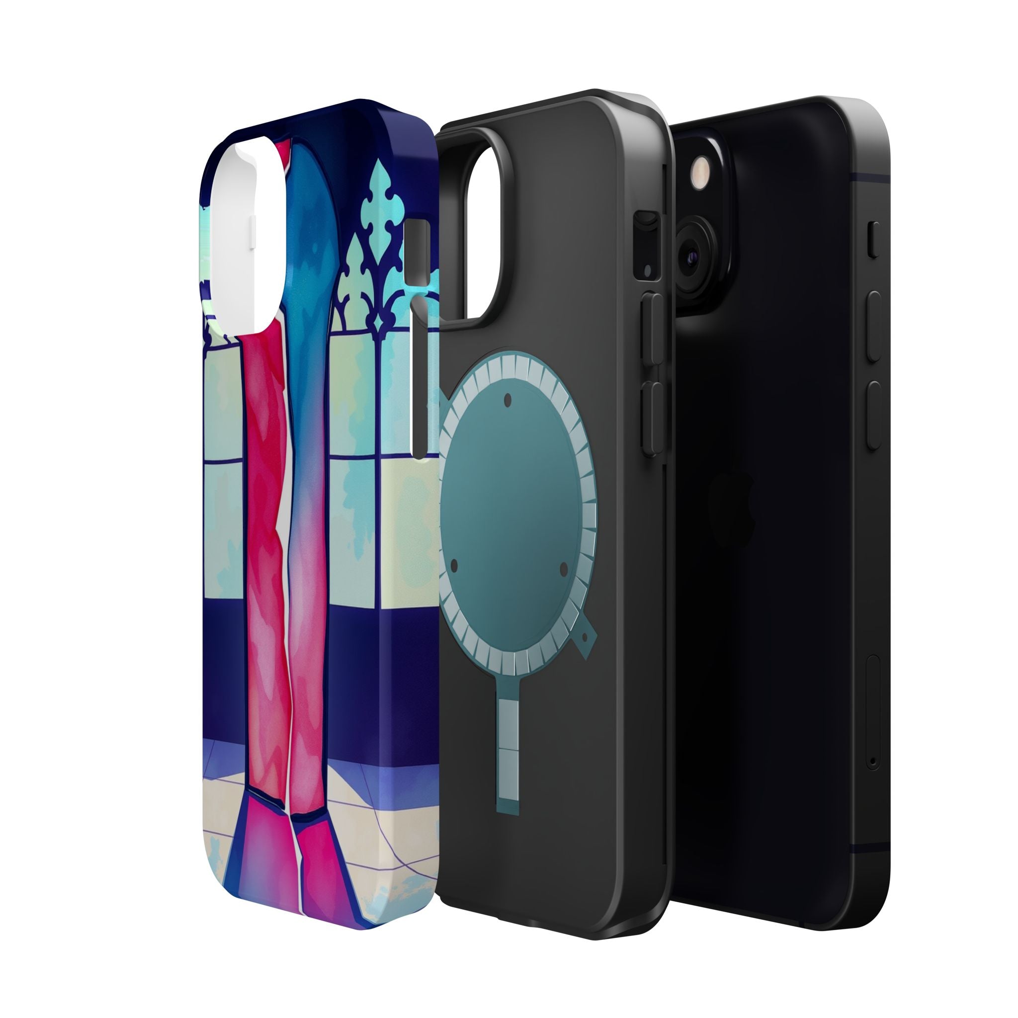 iPhone Stained Glass Break Electric Art Slim Everyday iPhone Designer · iPhone C