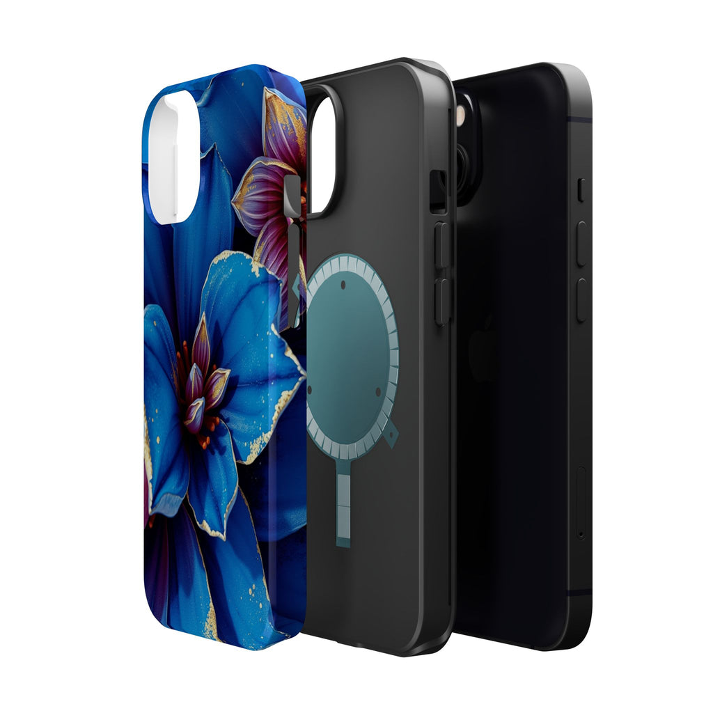 iPhone Floral Gold Foil Serene Design Slim Snap Case Ga · iPhone Case