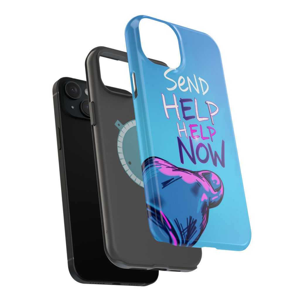 iPhone Radiant Send Help Now Design Slim Everyday Designer Case · iPhone Case