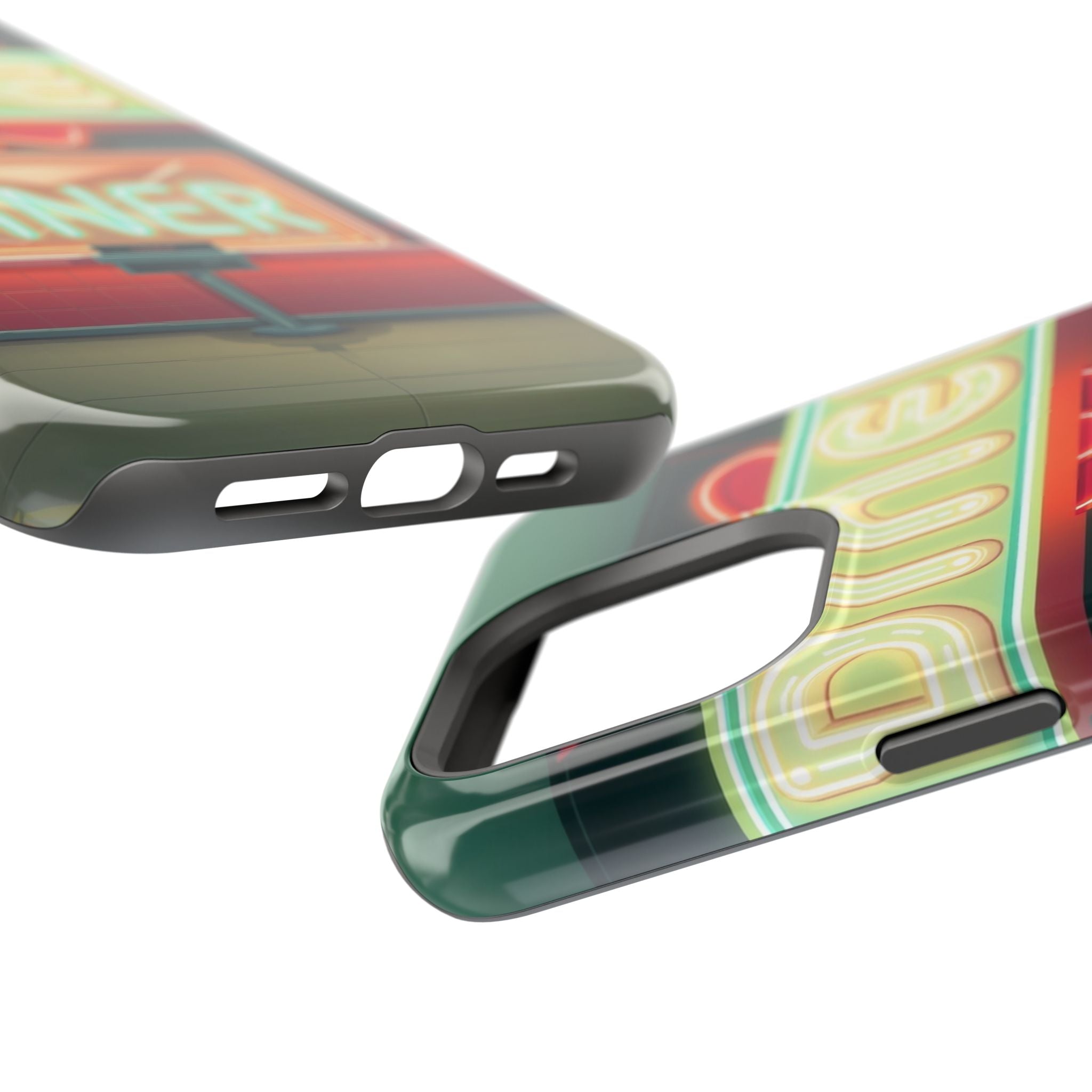 iPhone Neon Diner Sign Mystic Art Bold Modern Everyday Snap Case · iPhone Case