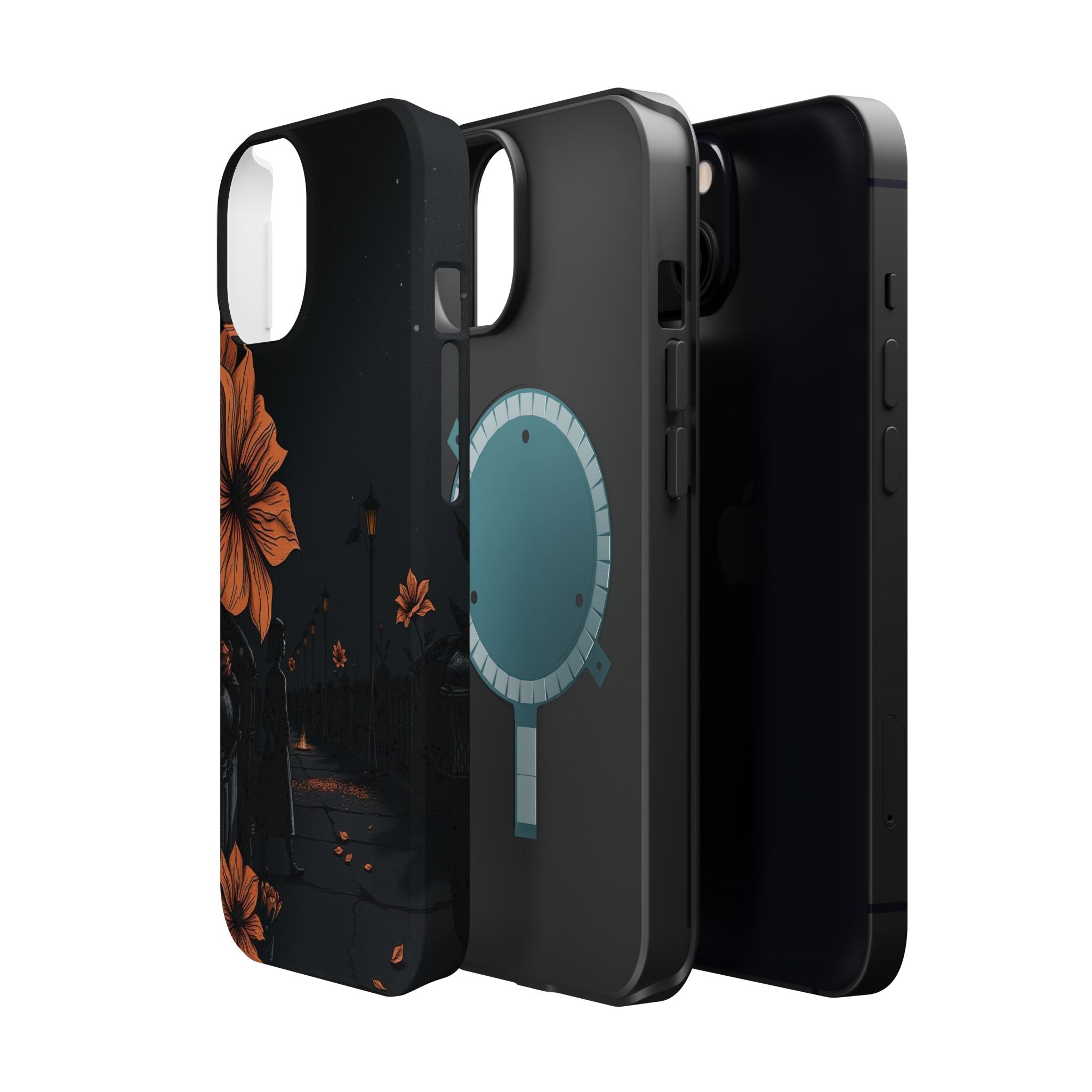 iPhone Night Bloomer Electric Art Bold Modern Everyday Snap Case · iPhone Case