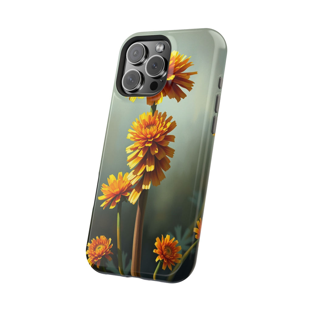 iPhone Ranunculus Stack Electric Art Slim Everyday Designer Case · iPhone Case
