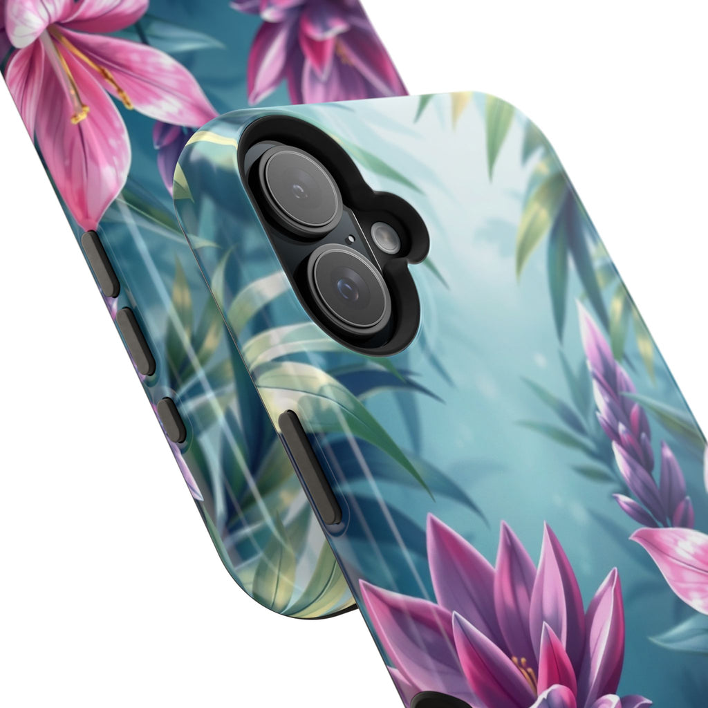 iPhone Indigo And Violet Jungle Floral Slim Everyday Designer Case · iPhone Case