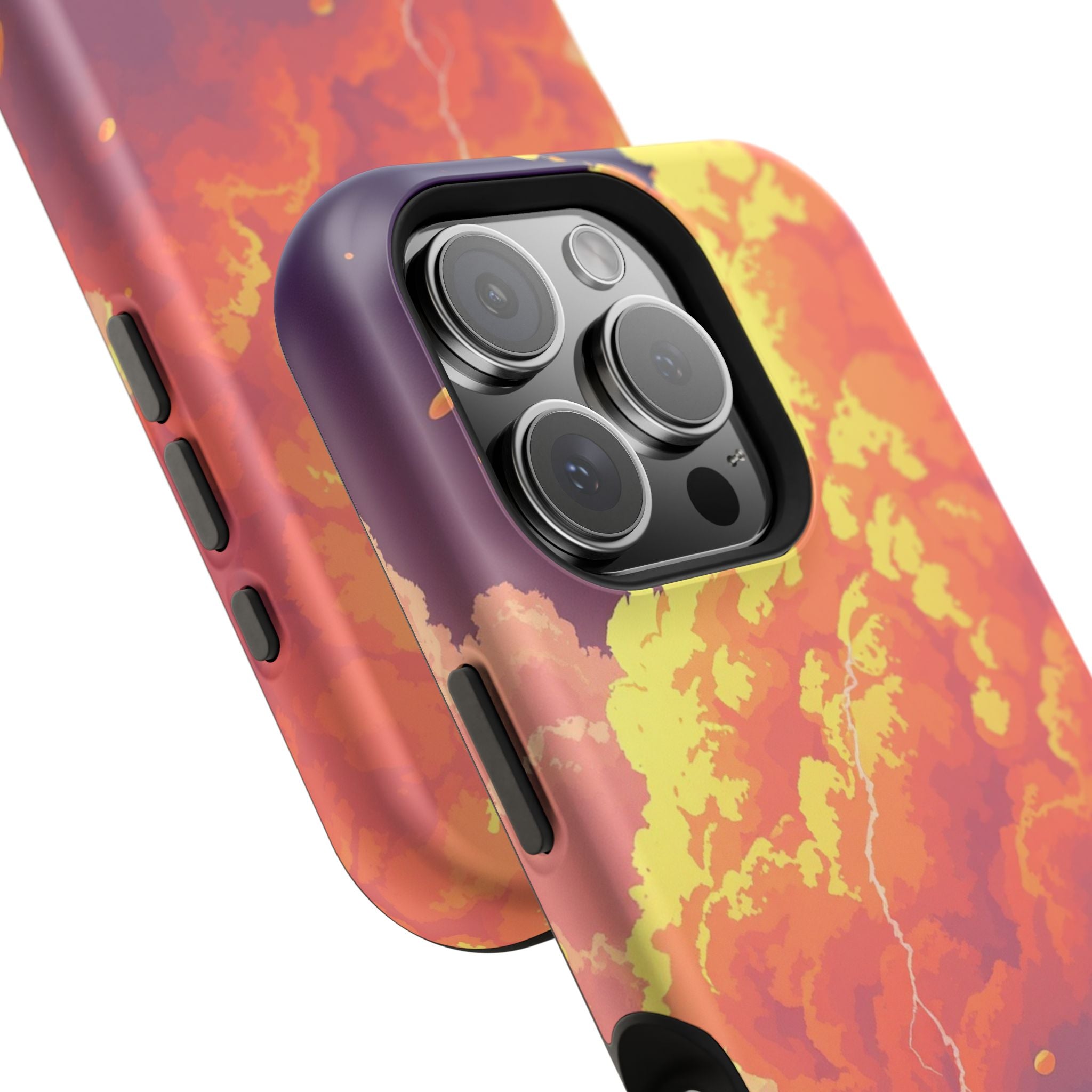 iPhone Sunset Amber And Peach Petal Storm Slim iPhone Everyday Designer · iPhone