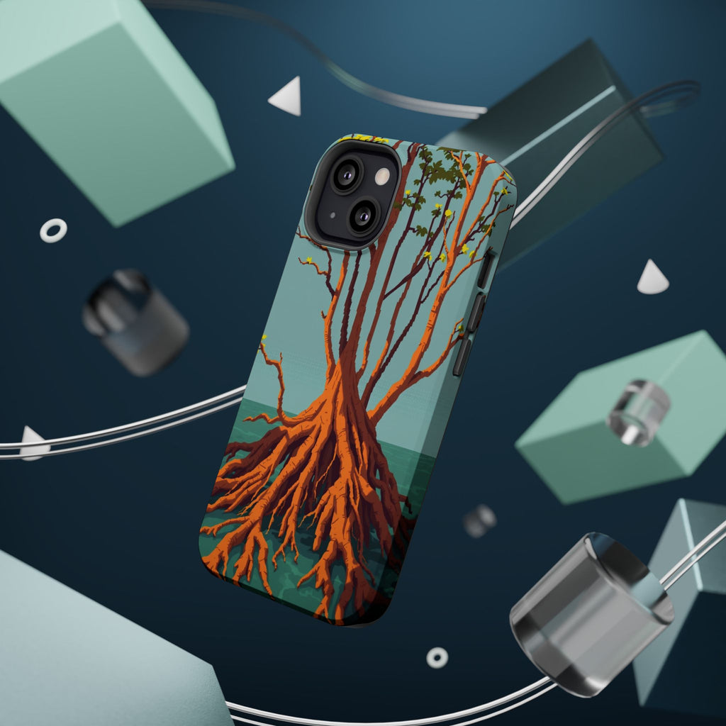 iPhone Mustard And Rust Mangrove Roots Slim Everyday iPhone 13 Designer · iPhone