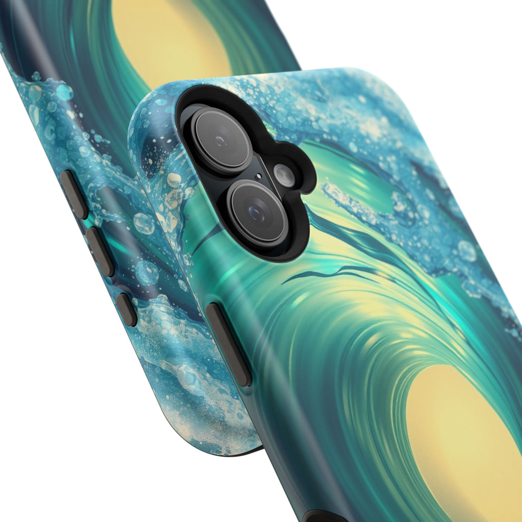 iPhone Ocean Wave Crash Holographic Iridescent Soft iPhone Finish · iPhone Case