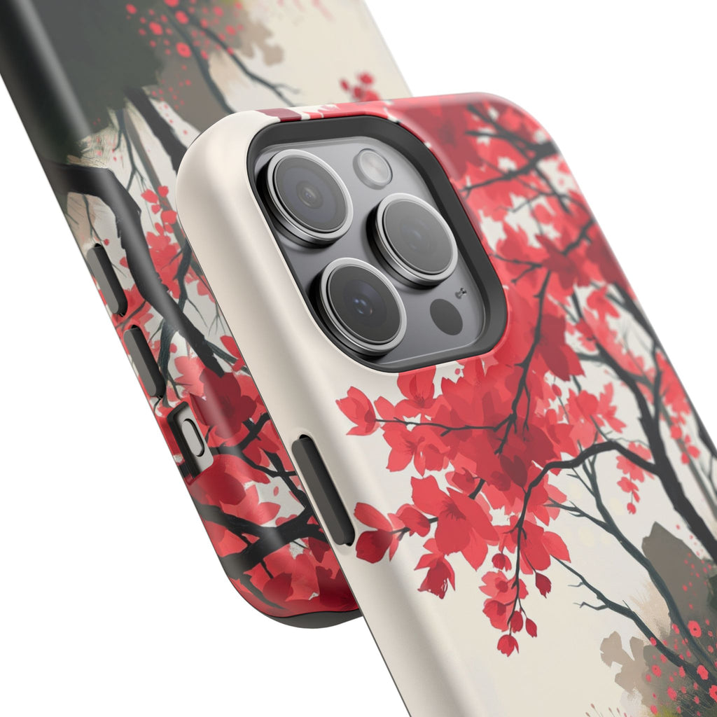 iPhone Blossom Trail Oil Painting Impressionist Soft iPhone Finish · iPhone Case