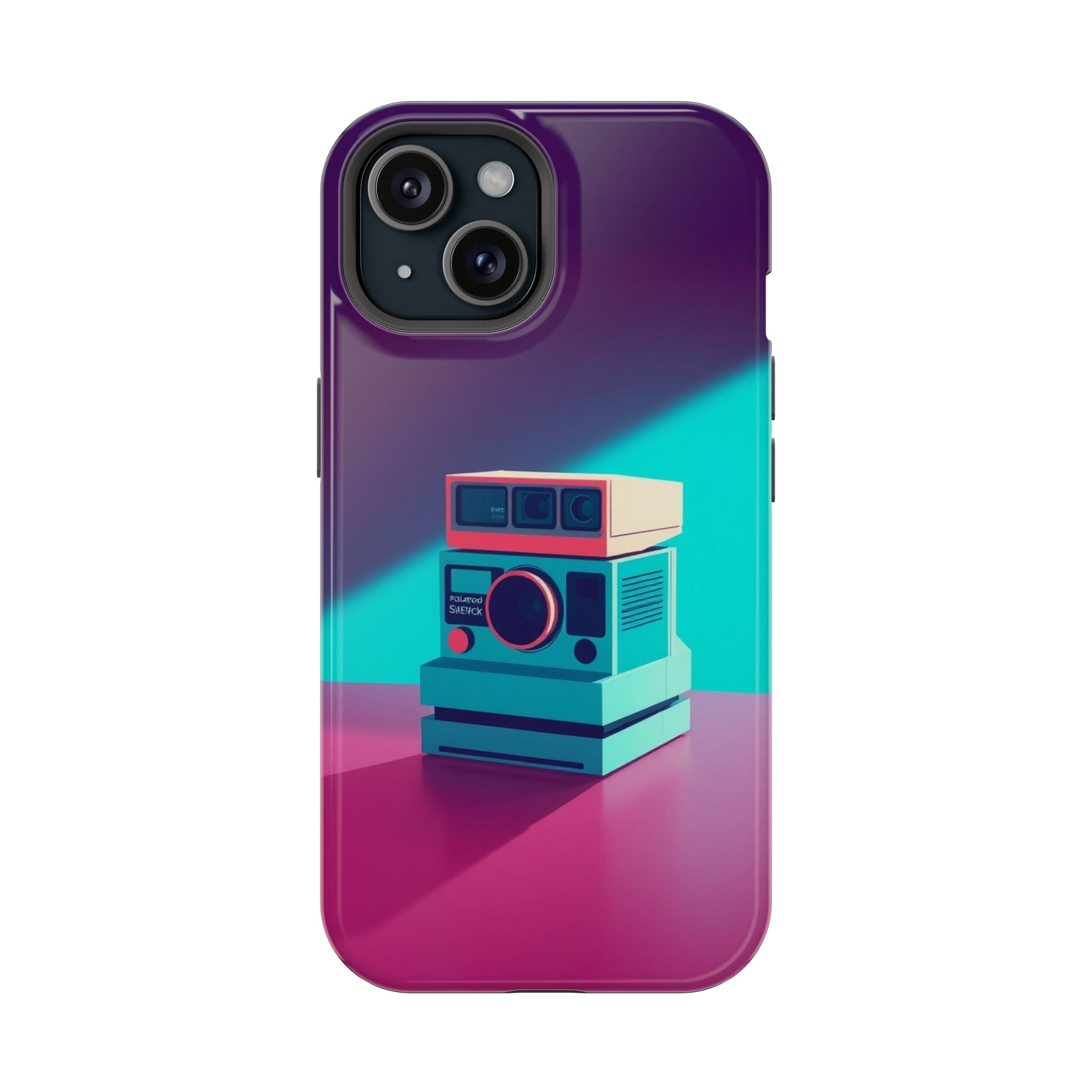 iPhone Polaroid Stack Memory Pop Art Bold Slim Everyday Designer Case · iPhone C