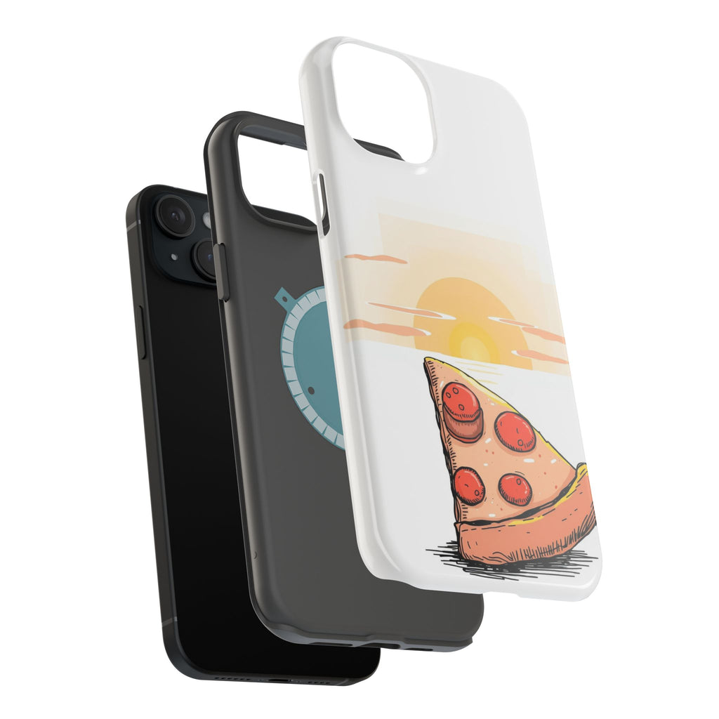 iPhone Earthy Pizza Slice Sunset Design Slim Everyday Designer Case · iPhone Cas