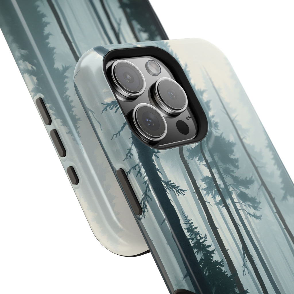 iPhone Serene Misty Forest Path Design Slim Everyday Designer Case · iPhone Case
