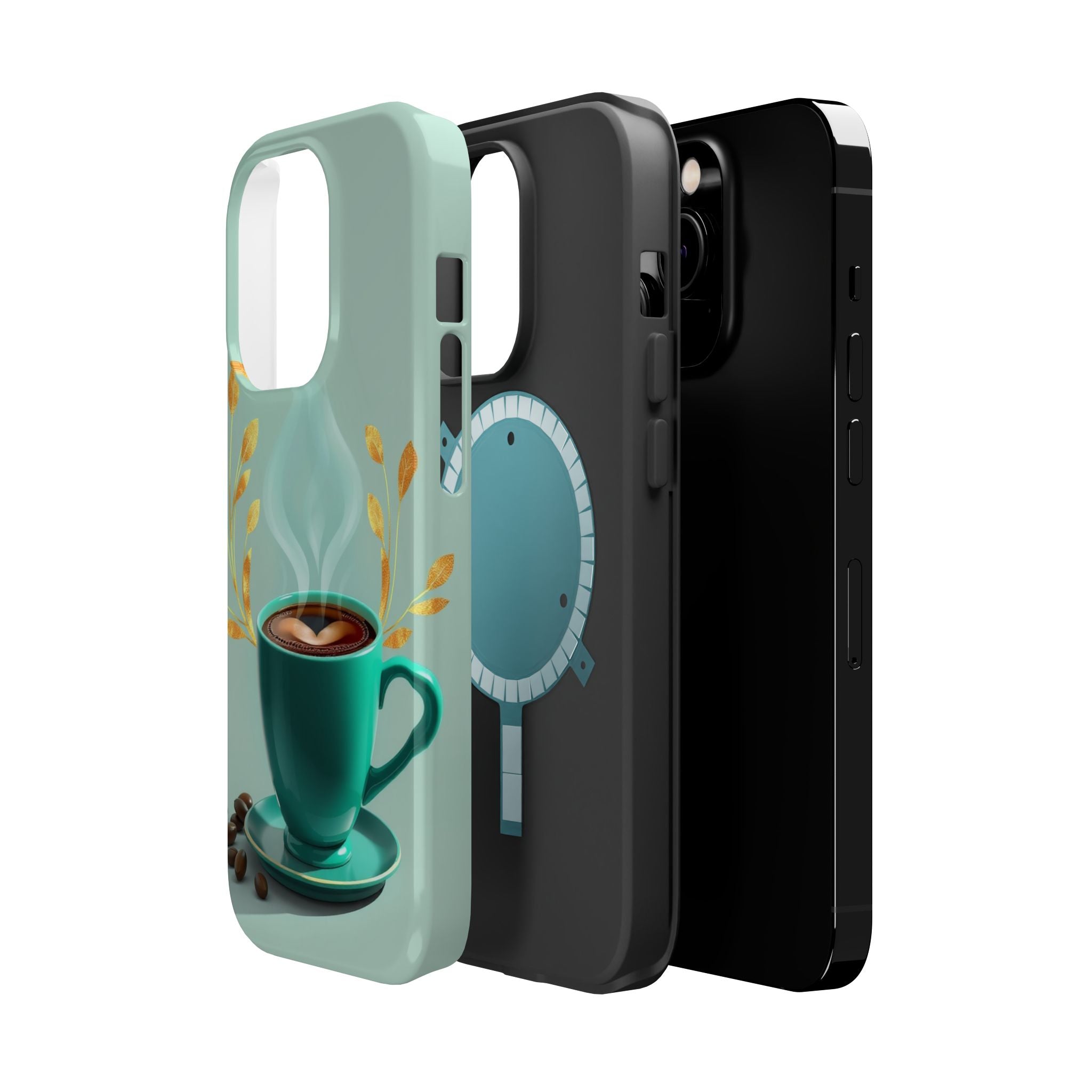 iPhone Radiant Emotional Support Coffee Design Soft Finish Everyday Case · iPhon