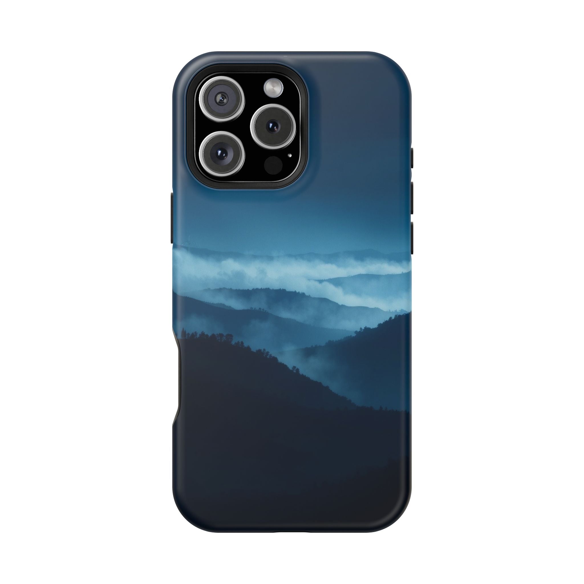 iPhone Earthy Fog Rolling Over Hills Design Slim iPhone Everyday · iPhone Case