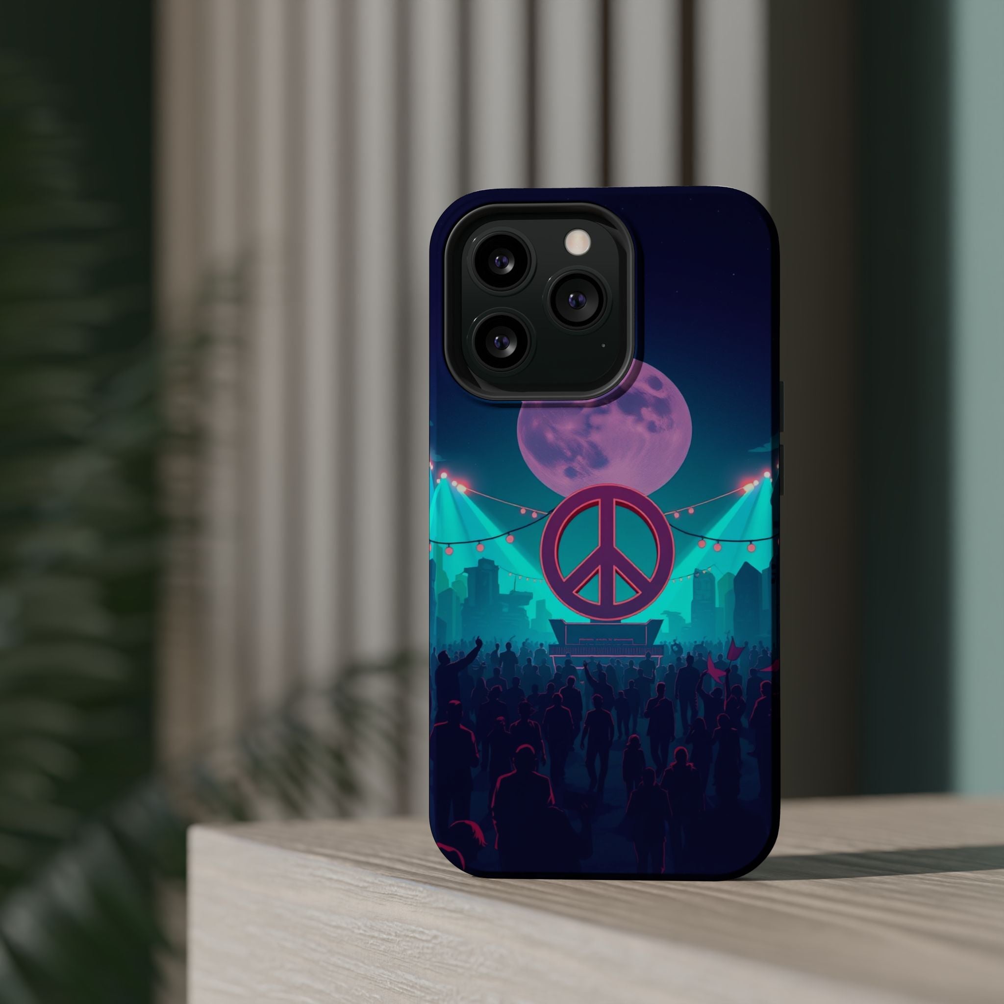 iPhone Woodstock Peace Mystic Art Bold Modern Everyday Snap Case · iPhone Case