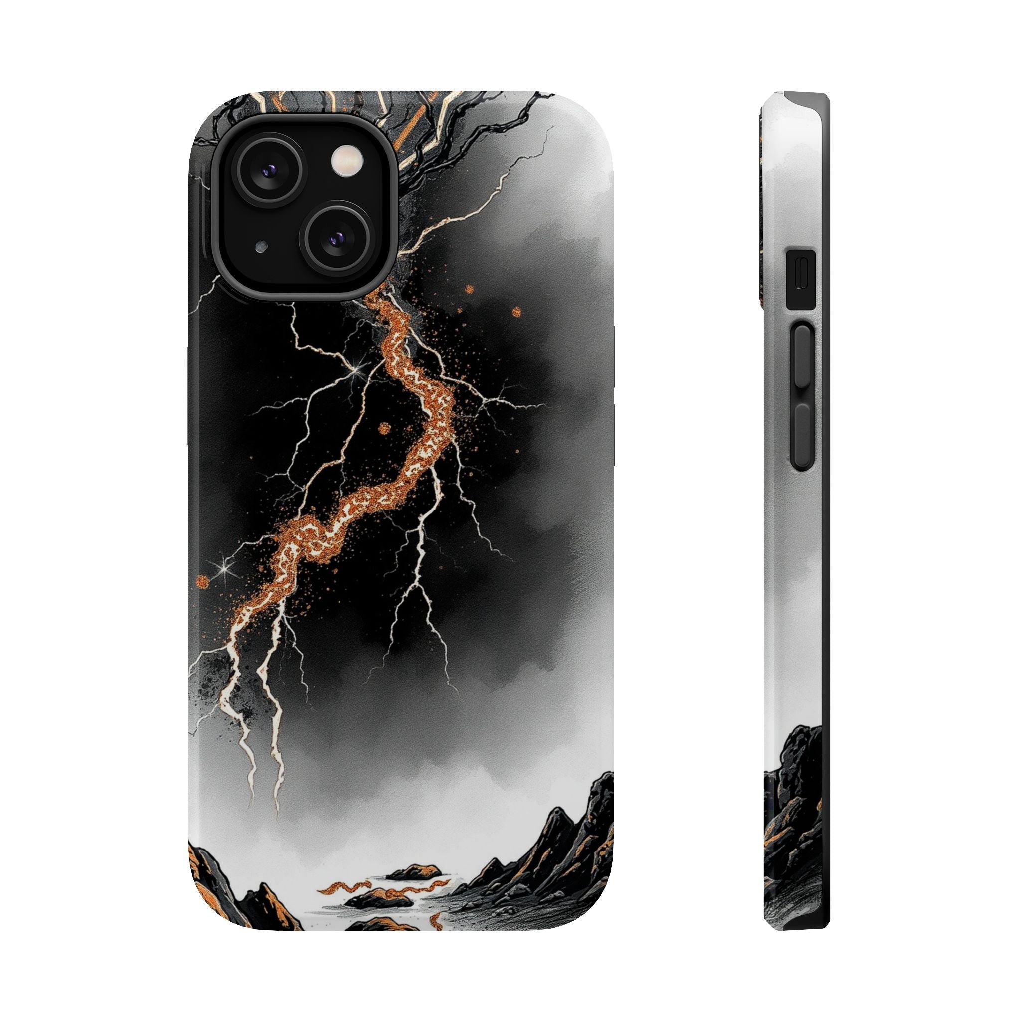 iPhone Glitter Storm Mystic Art Slim Everyday Designer Case · iPhone Case