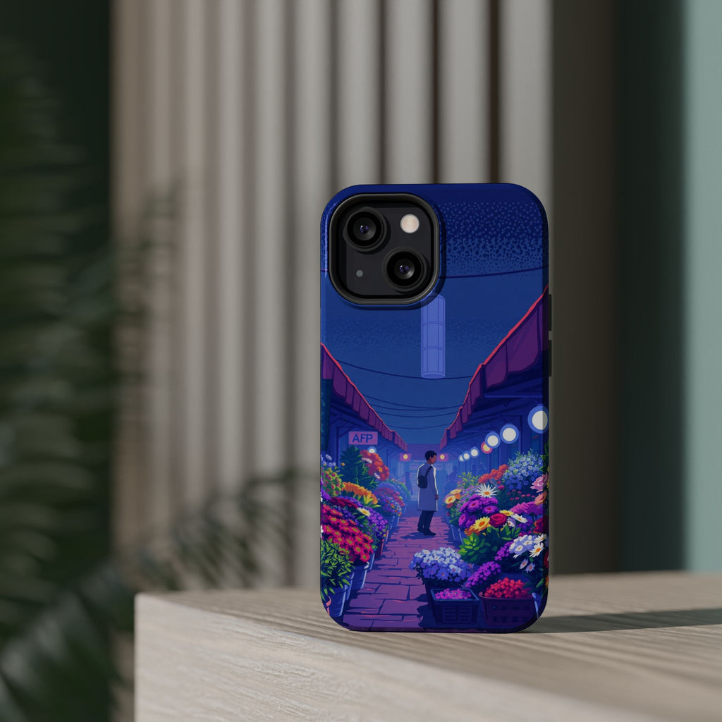 iPhone Flower Market Electric Art Bold Modern Everyday Snap Case · iPhone Case
