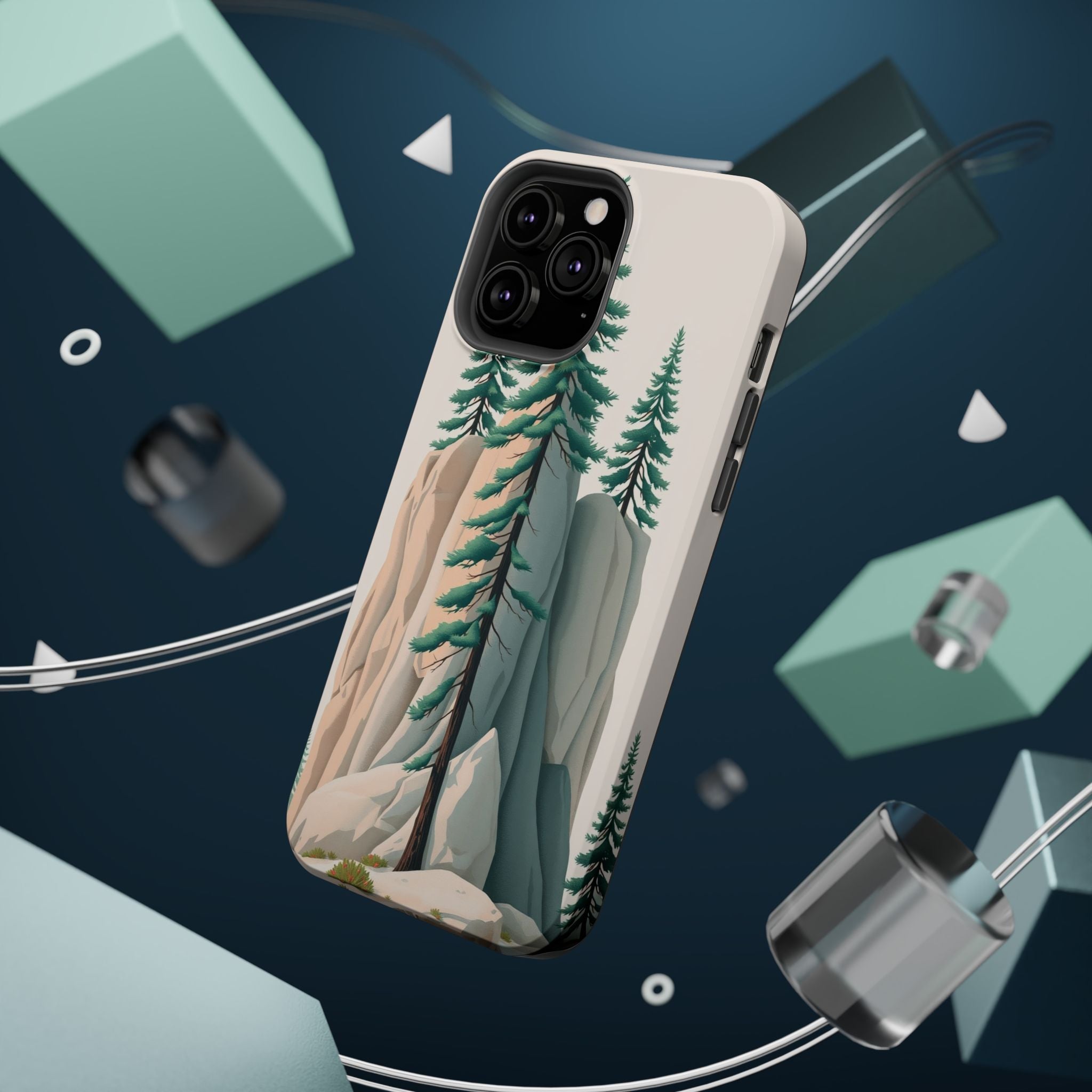 iPhone Pine Ridge Electric Art 17 Bold Modern Everyday Snap Case · iPhone Case