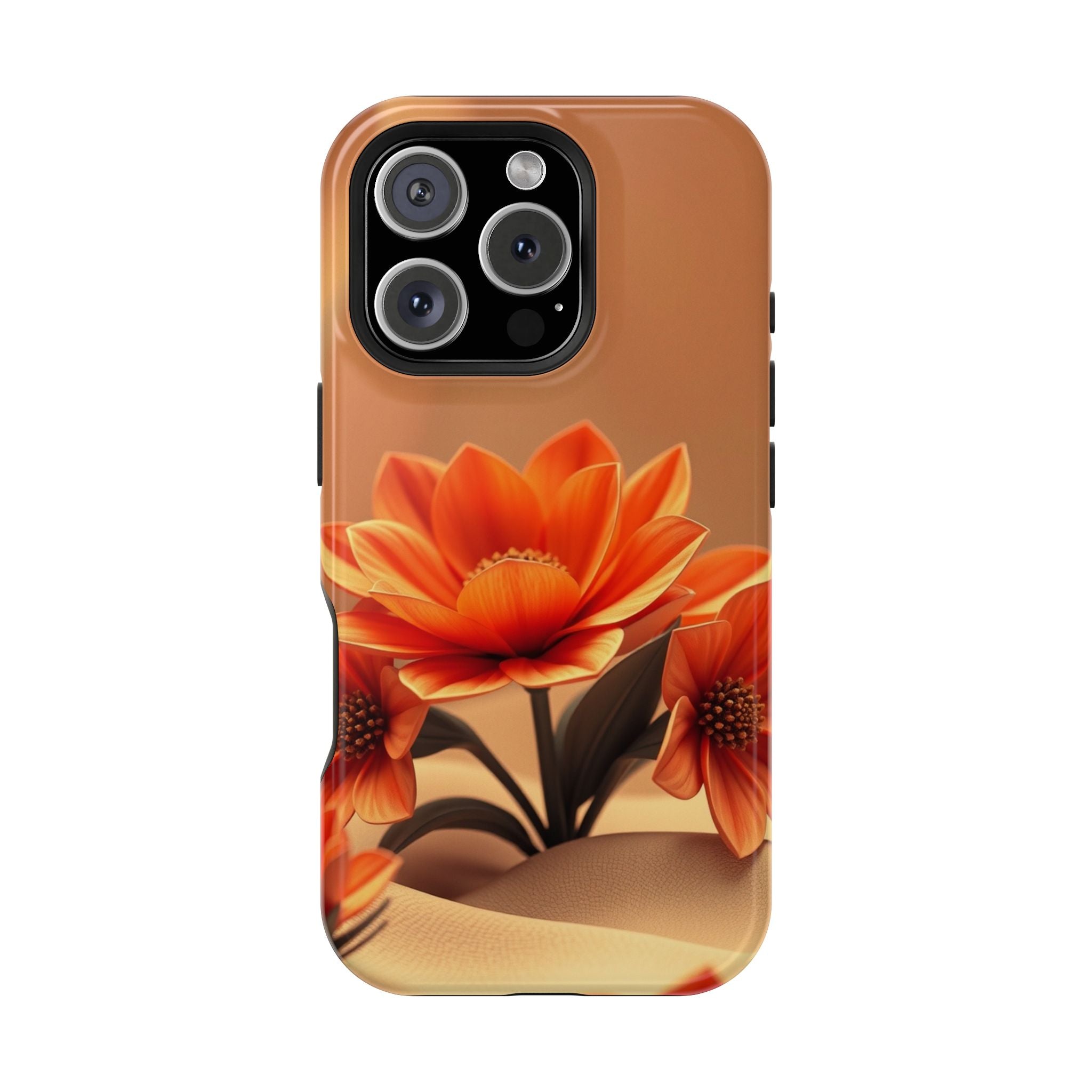 iPhone Floral Geometric 3D Digital Bold Modern Everyday Snap Case · iPhone Case