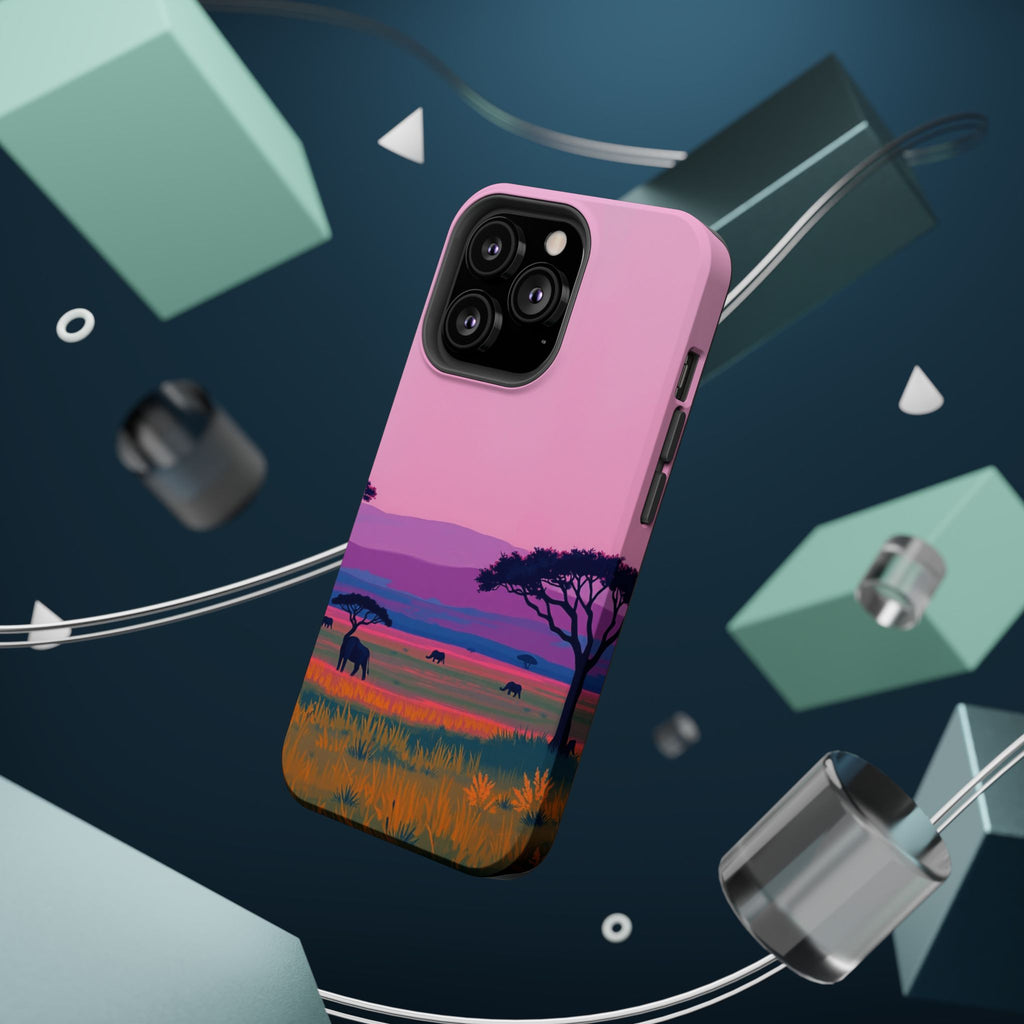 iPhone Savanna Horizon Electric Art Slim Everyday Designer Case · iPhone Case