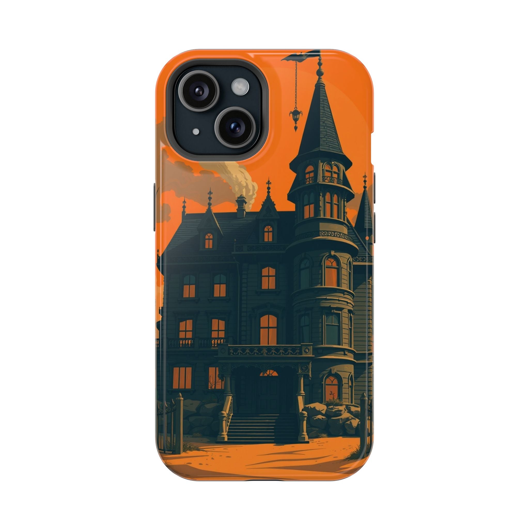 iPhone Vibrant Haunted Mansion Design Slim Everyday Designer Case · iPhone Case