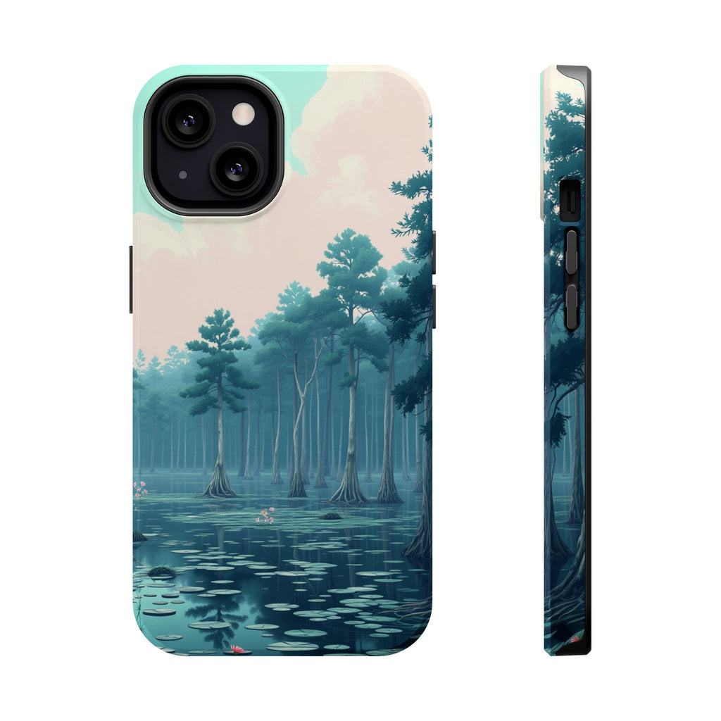 iPhone Serene Cypress Swamp Design 17 Slim Everyday Designer Case · iPhone Case