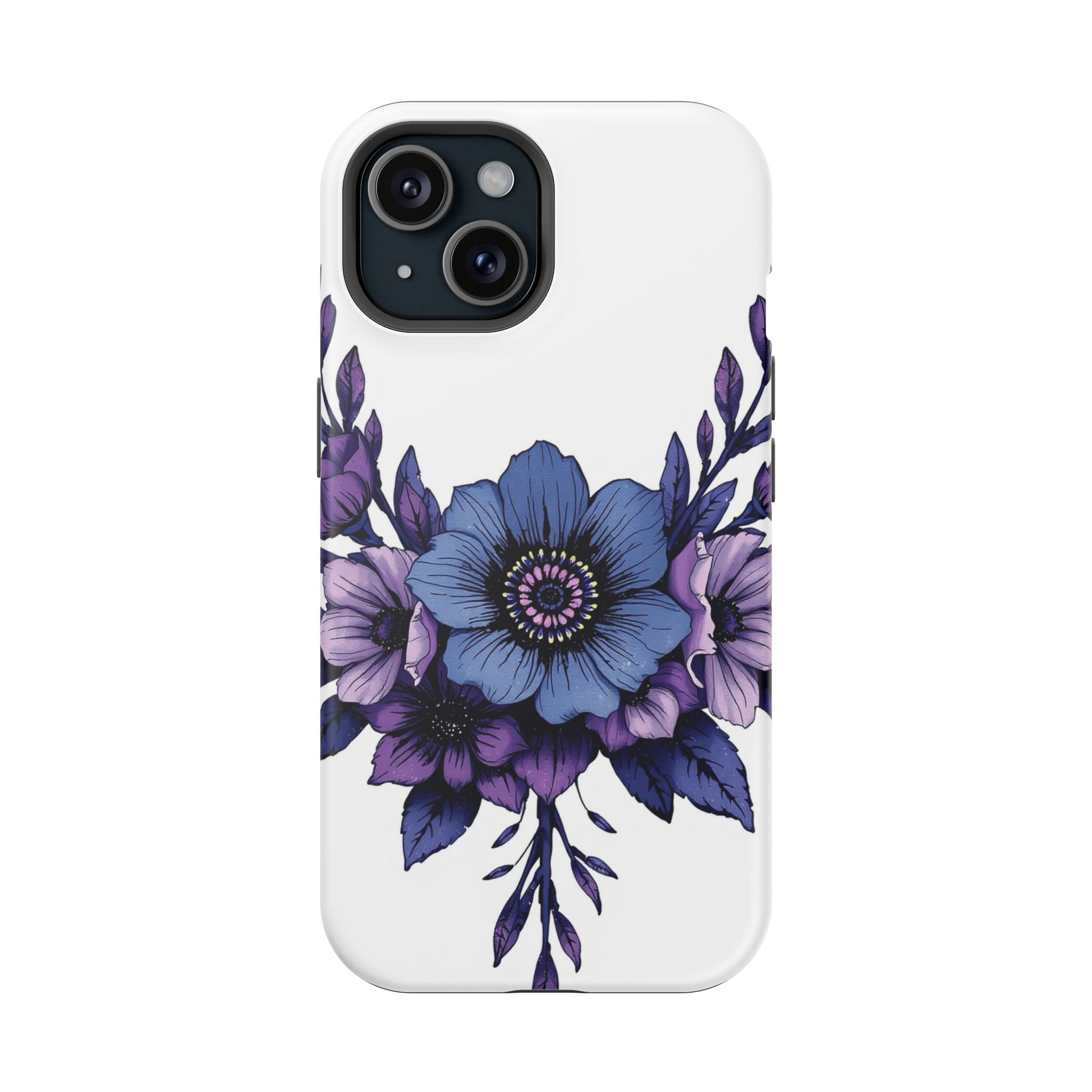 iPhone Floral Crown Grunge Distressed Slim Everyday Designer Case · iPhone Case