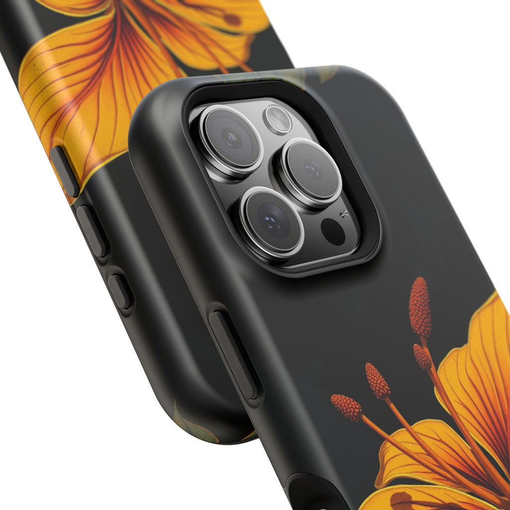 iPhone Earthy Tropical Bloom Design Artistic Everyday Cas Slim Snap Case · iPhon